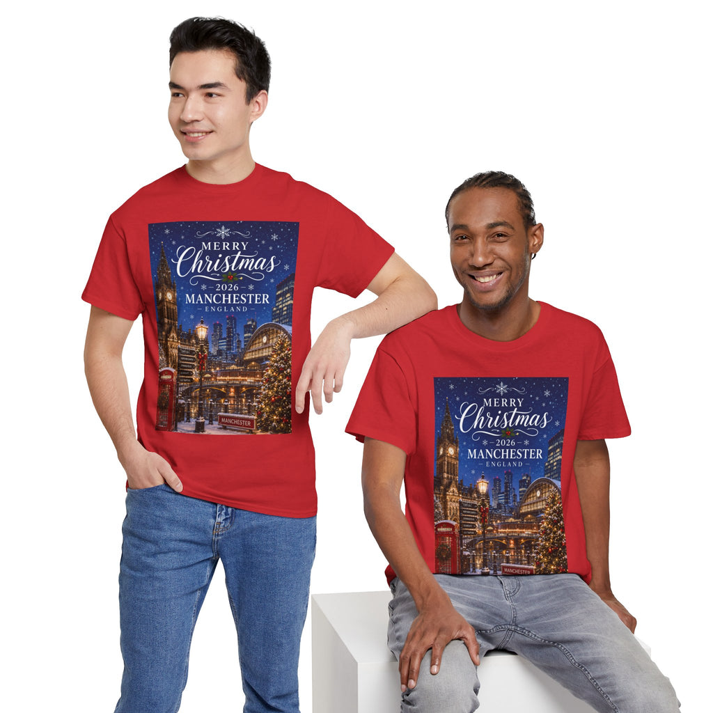 Manchester Christmas Tee — Merry Christmas 2026 Holiday T‑Shirt