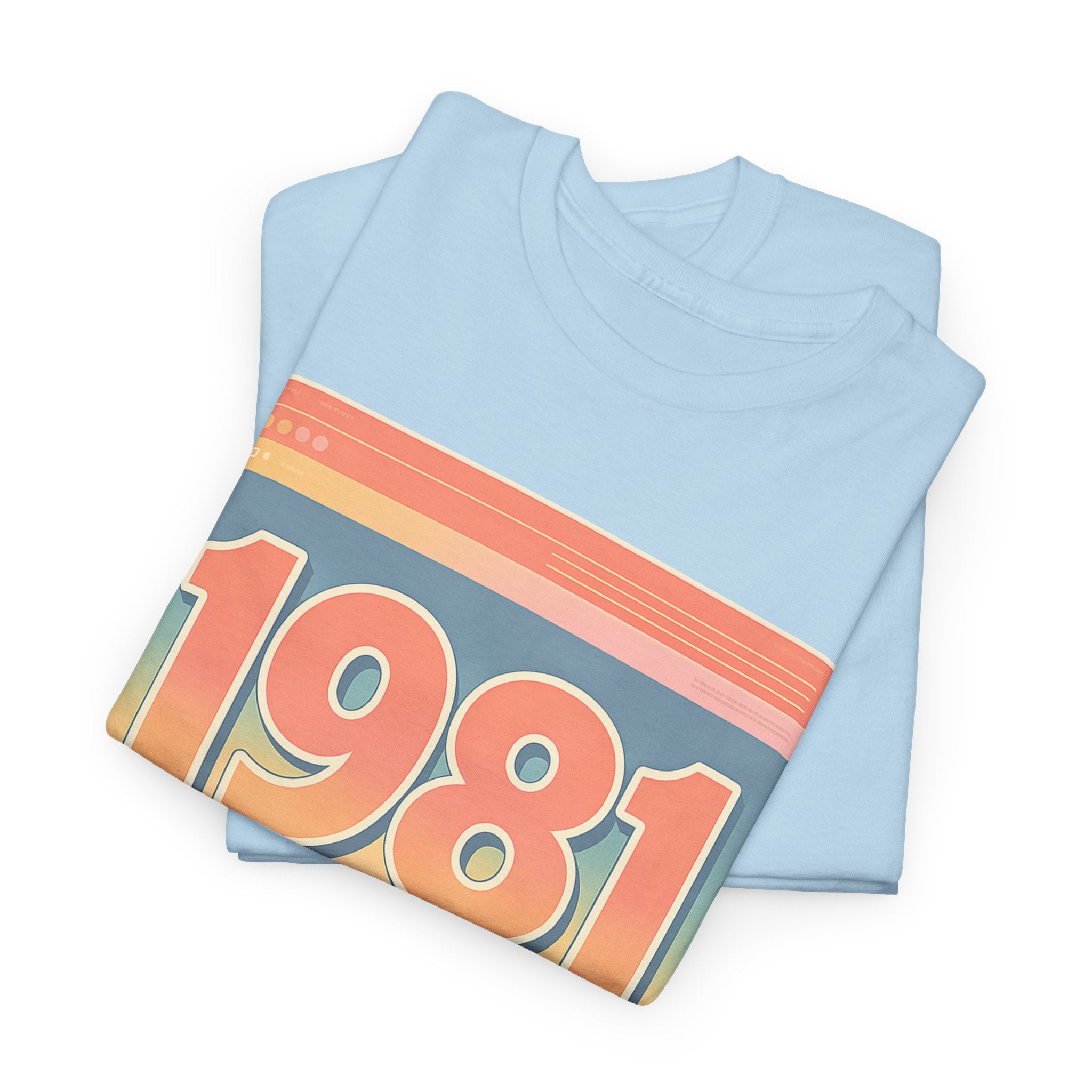 Vintage 1981 Retro Tee — 40th Birthday Gift Shirt