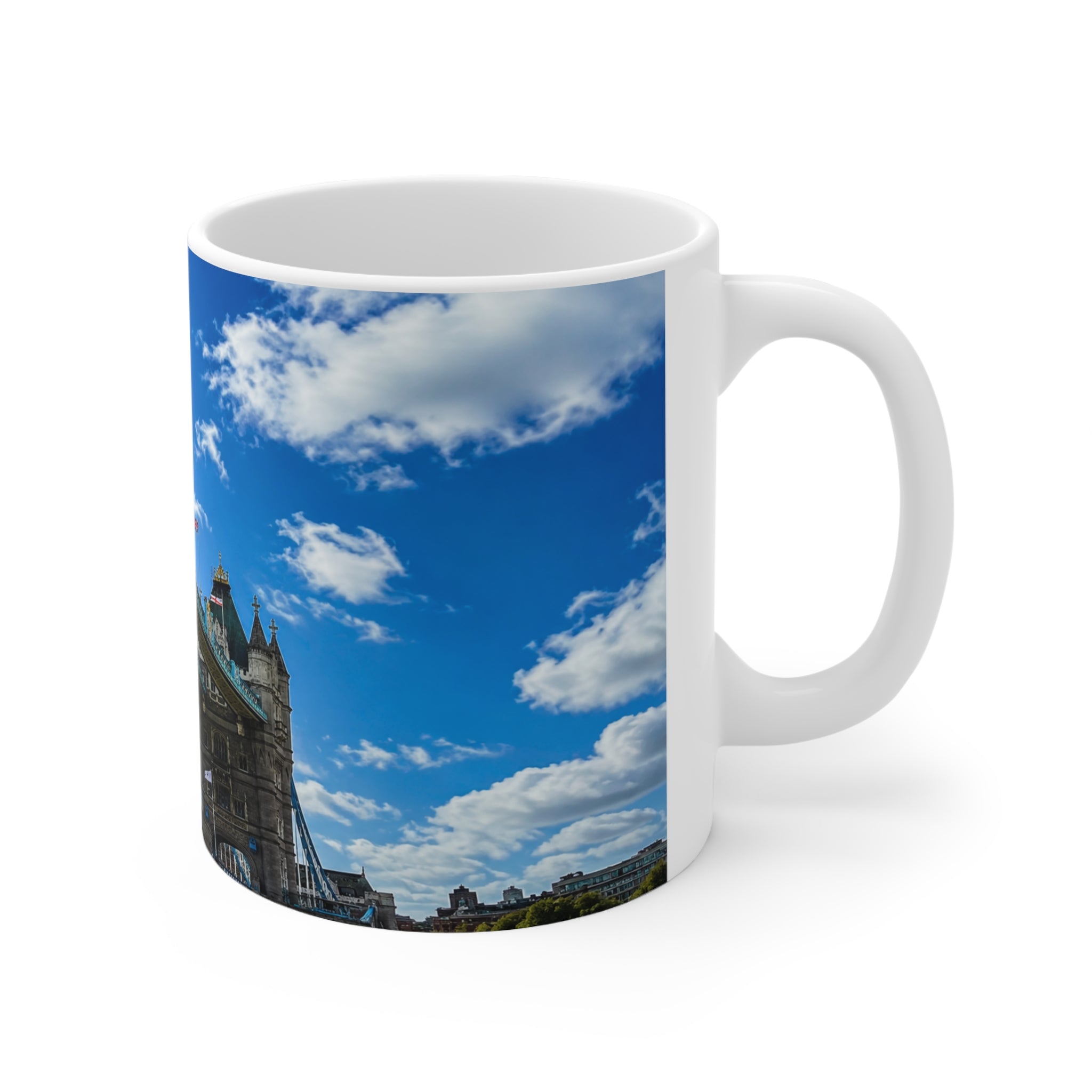 London Tower Bridge Ceramic Mug — Scenic UK Travel Coffee Cup (11oz, 15oz)