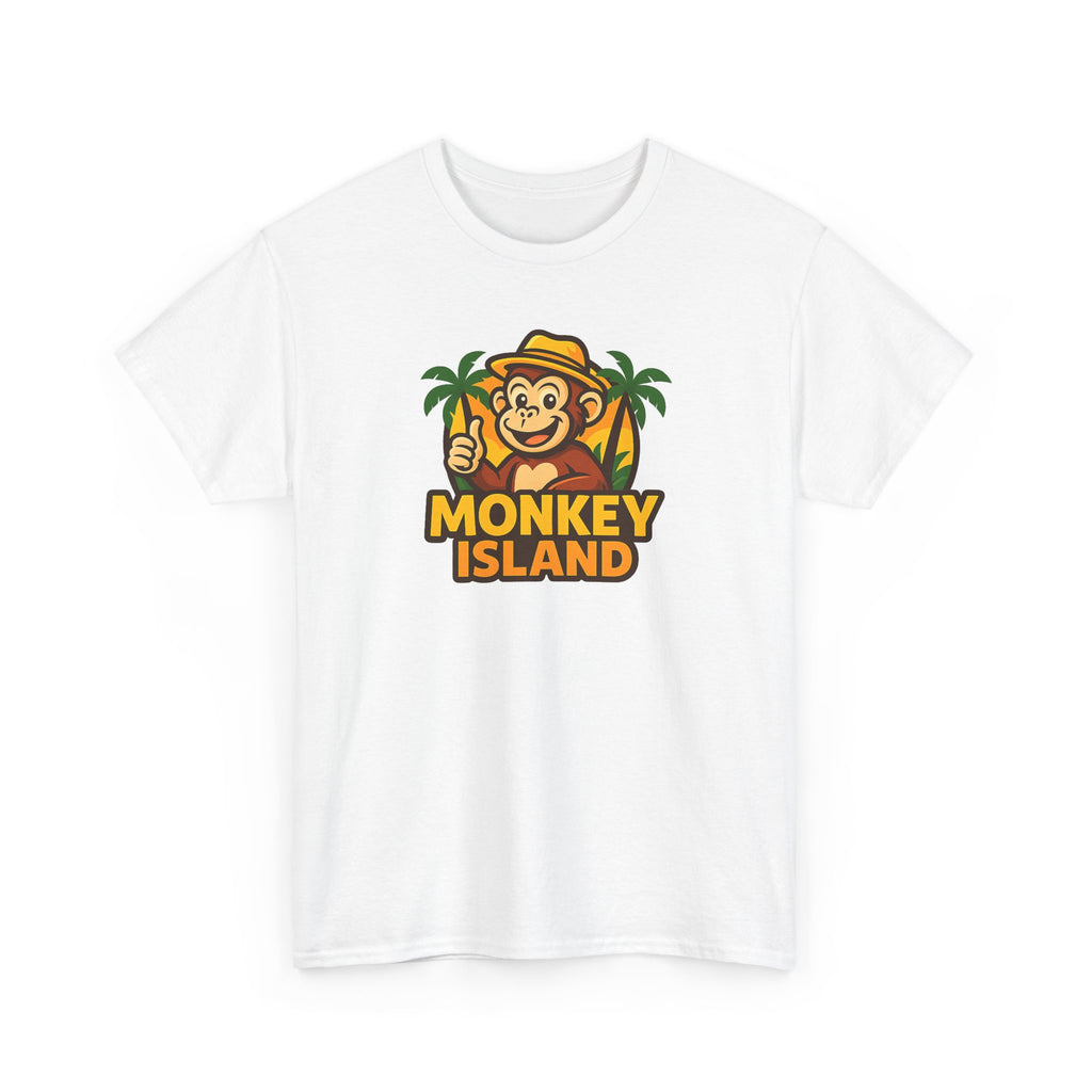 Monkey Island T-Shirt — Cute Tropical Monkey Logo Tee