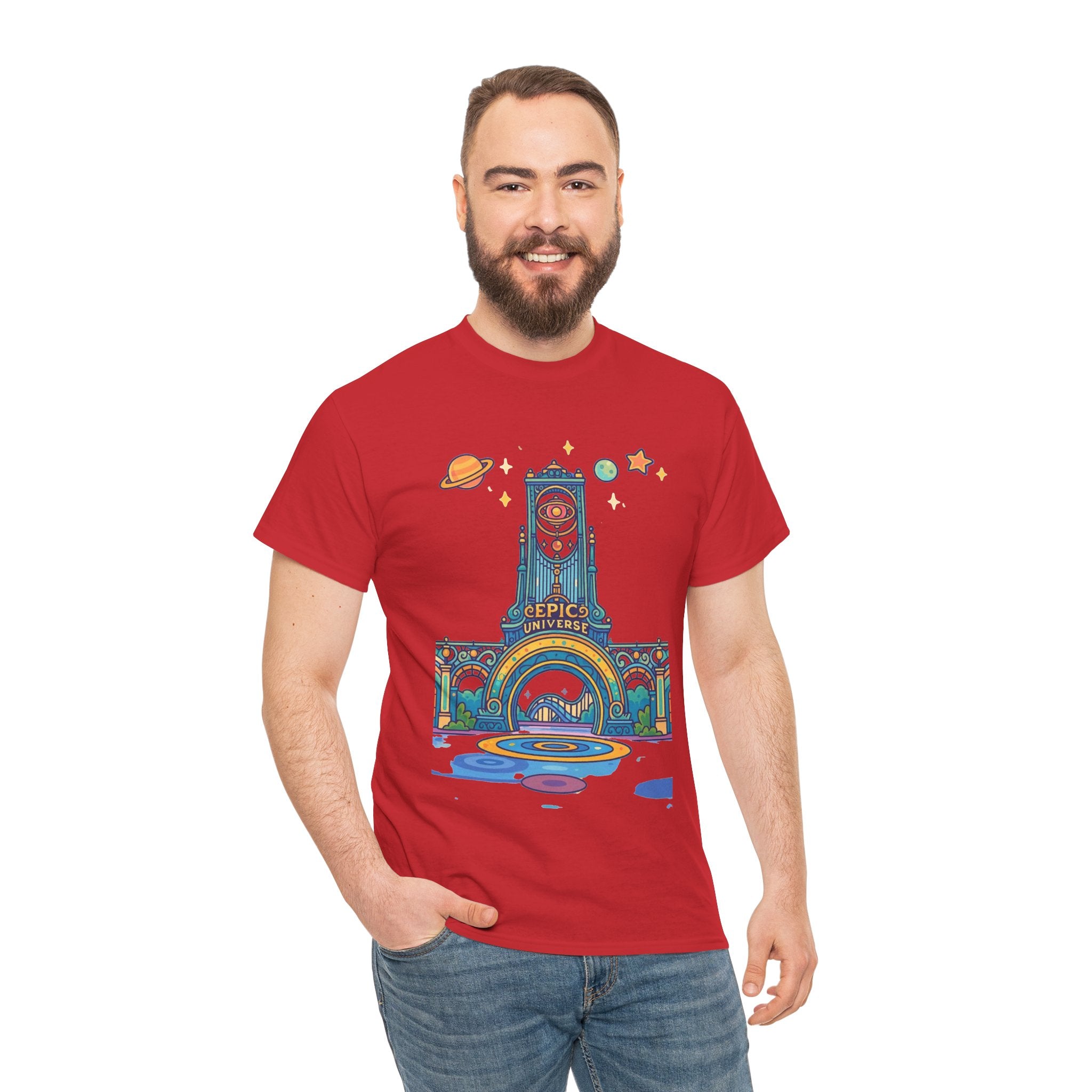 Universal Studios Family Vacation T-Shirt — Retro Space Theater Graphic Tee
