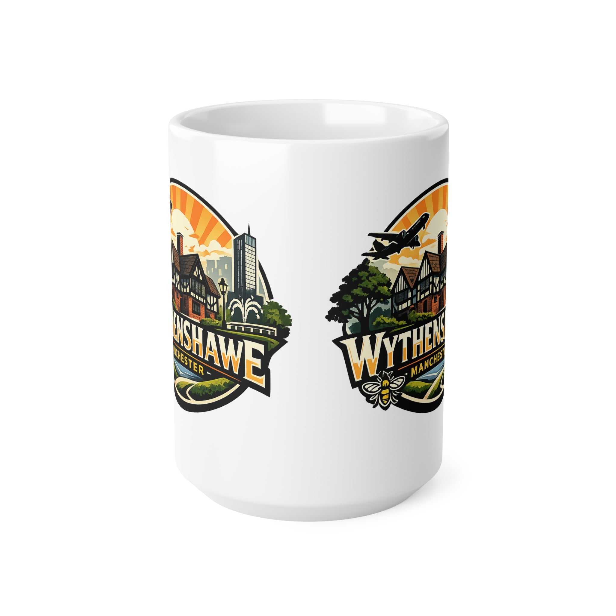 Wythenshawe Manchester Ceramic Coffee Cups, 11oz, 15oz