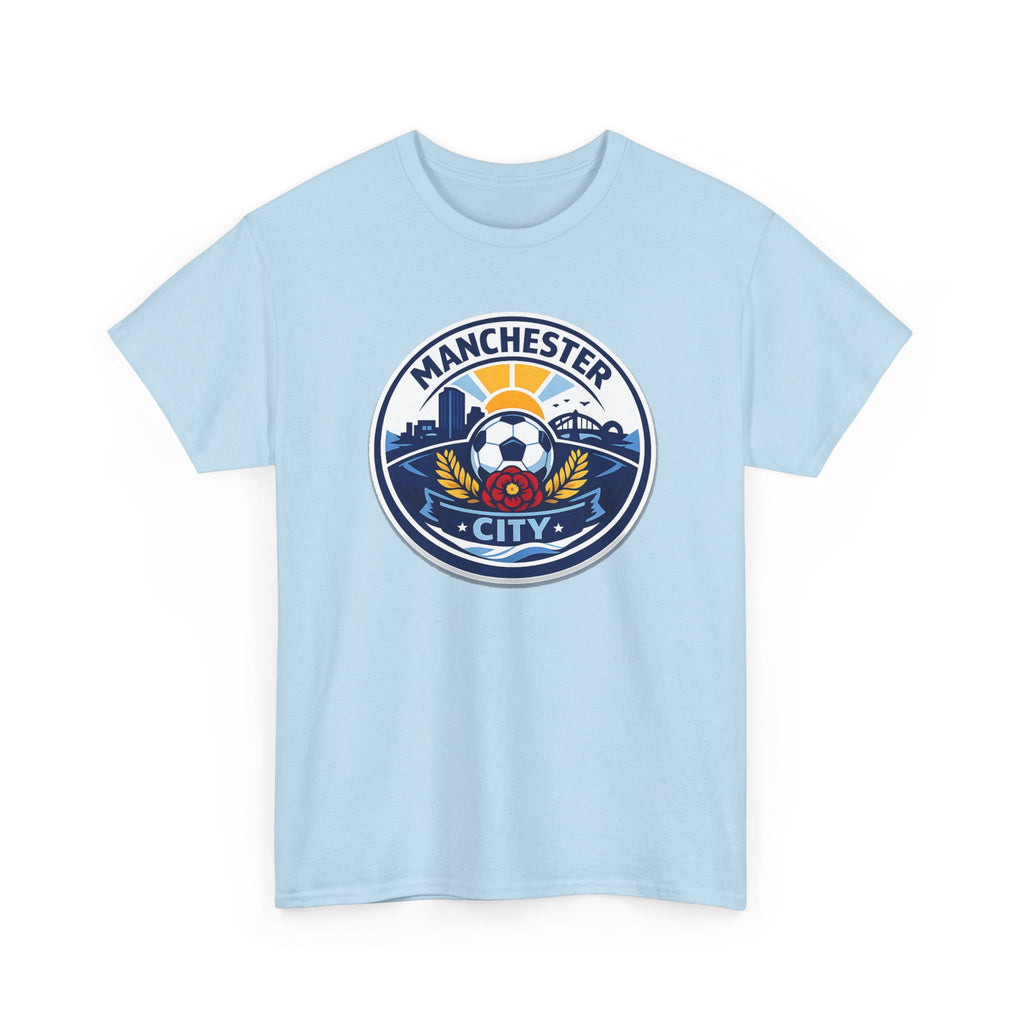 Manchester City Unofficial Soccer Logo T-Shirt — Football Fan Tee