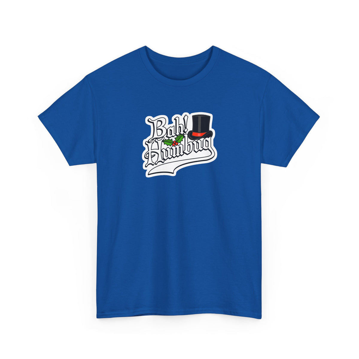 Bah Humbug Christmas Graphic Cotton T-Shirt / Tee