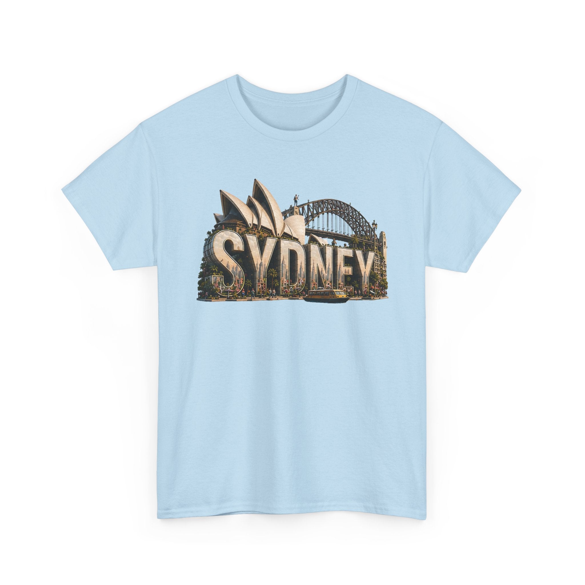 Sydney Landmark T‑Shirt — Vintage Sydney Opera House & Harbour Bridge Tee