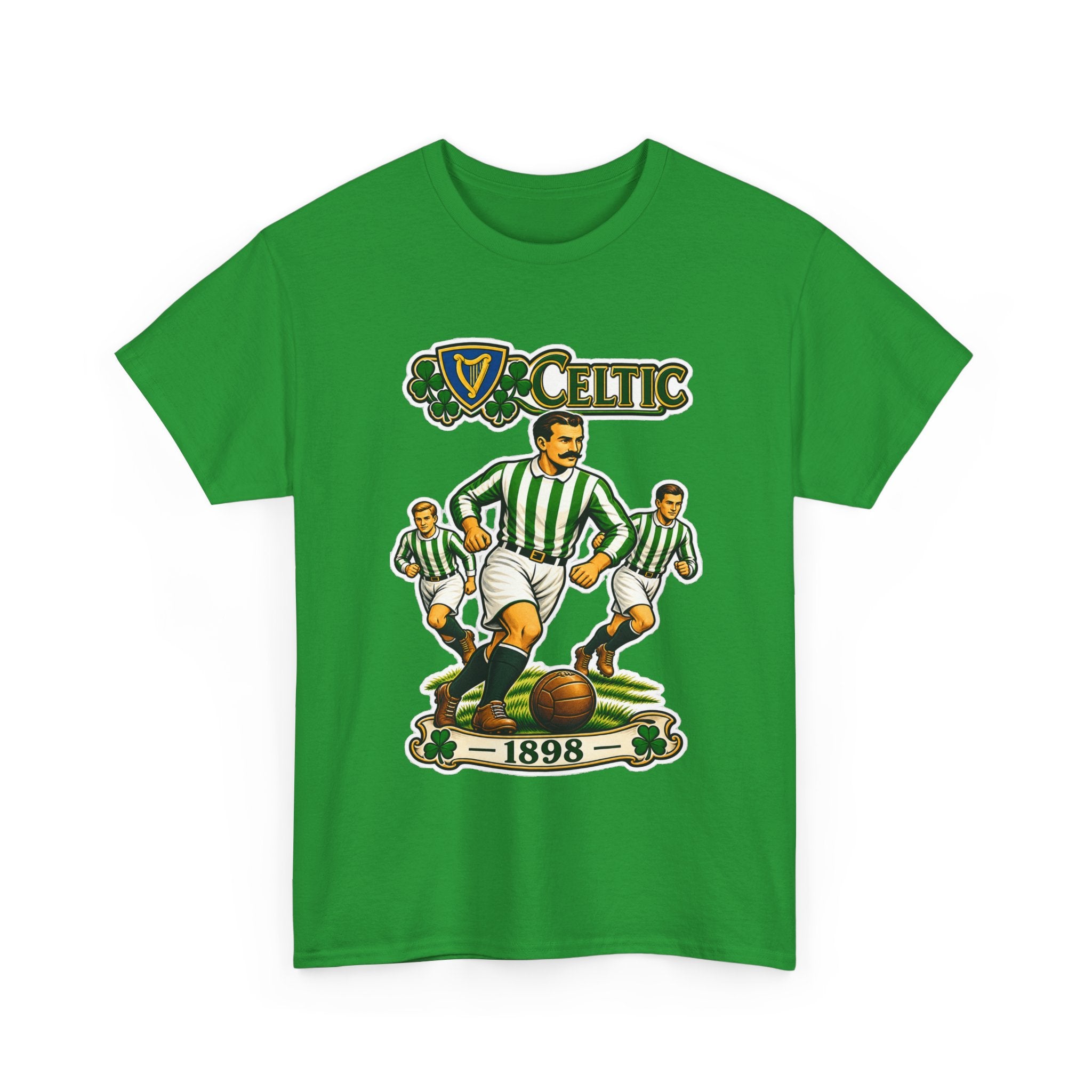 Celtic Football Retro Players Tee — 1898 Vintage Soccer Shirt