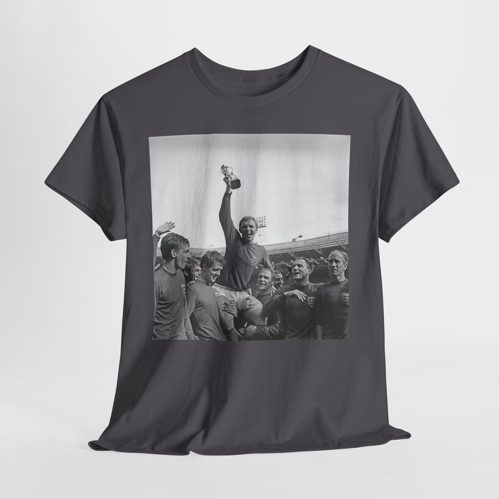 1966 World Cup Winners England Vintage Soccer Team Photo T-Shirt