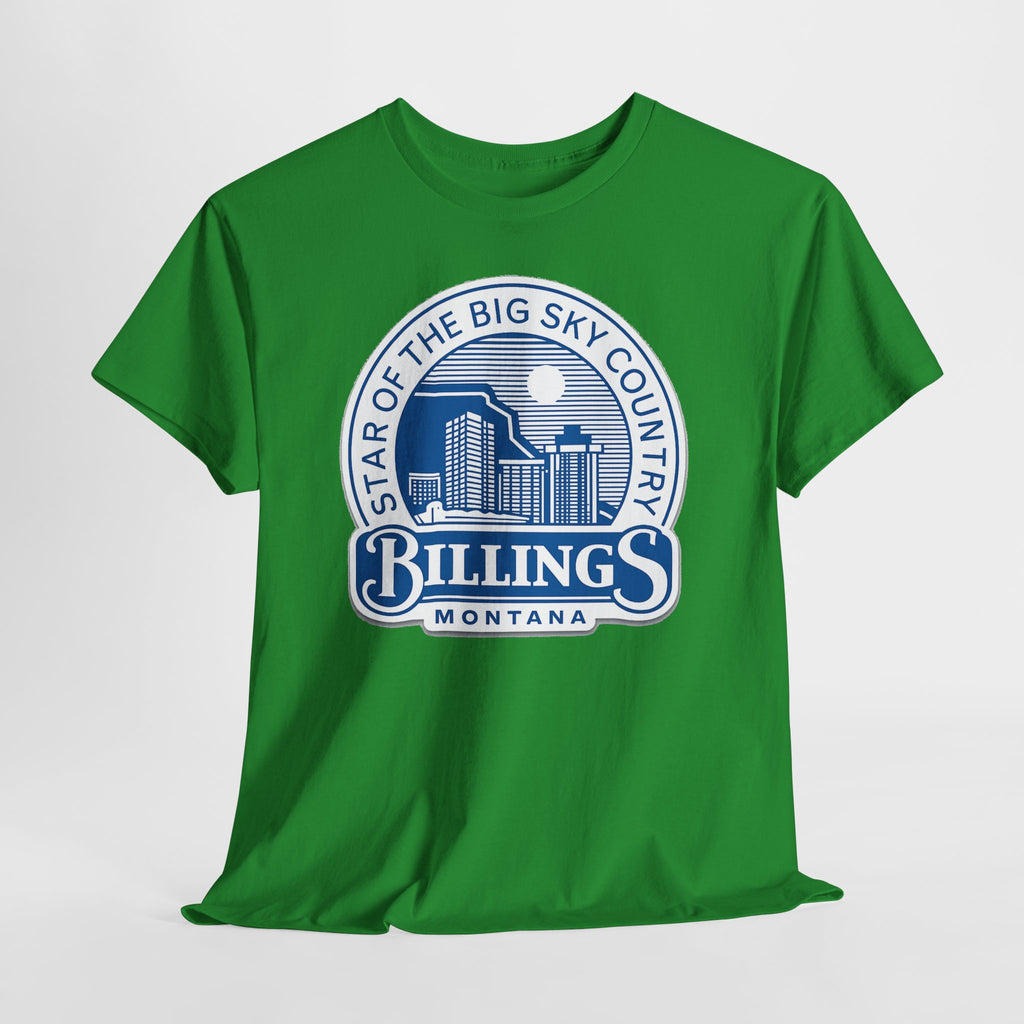 Billings Montana Tee — "Star of the Big Sky Country" Retro City Skyline T-Shirt