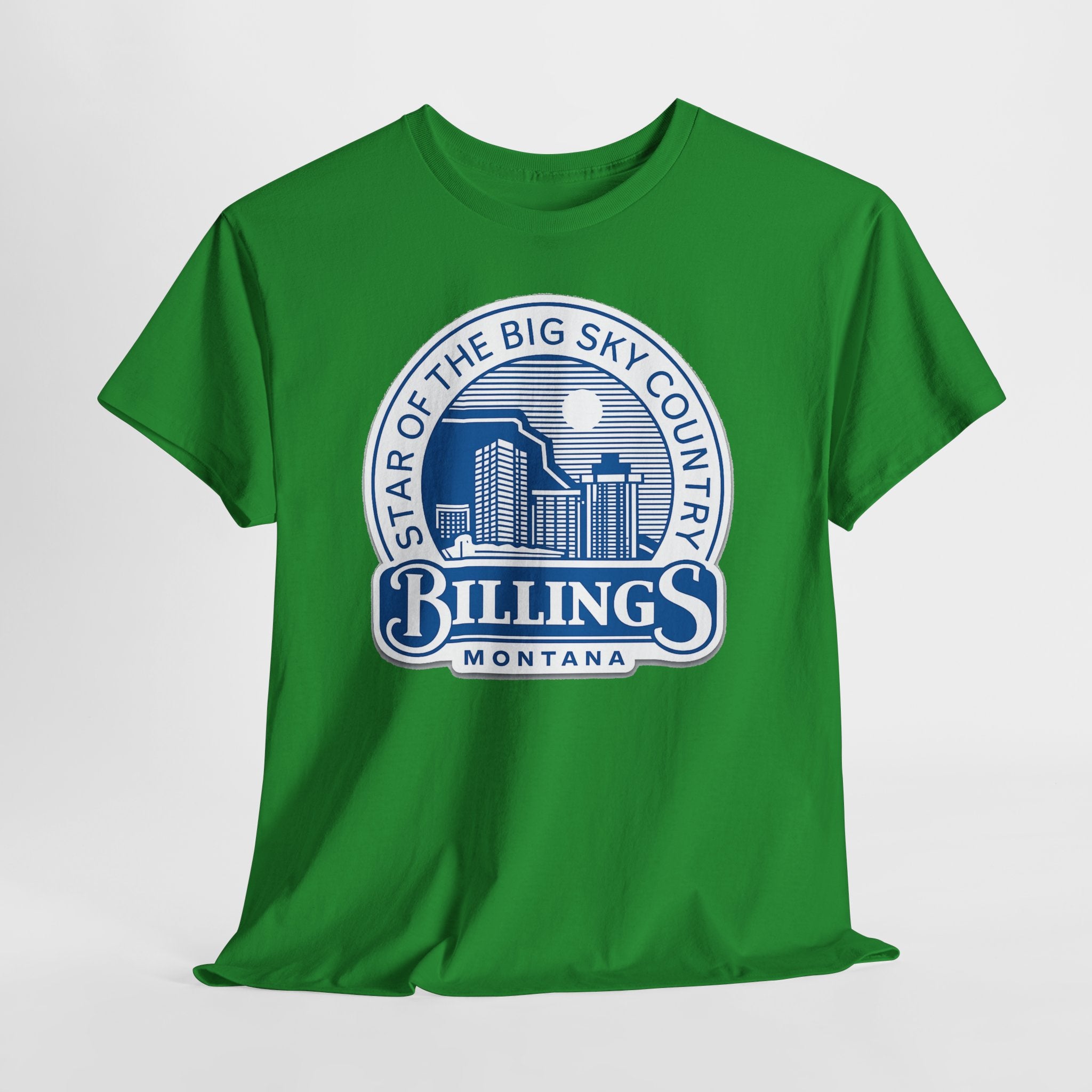 Billings Montana Tee — "Star of the Big Sky Country" Retro City Skyline T-Shirt