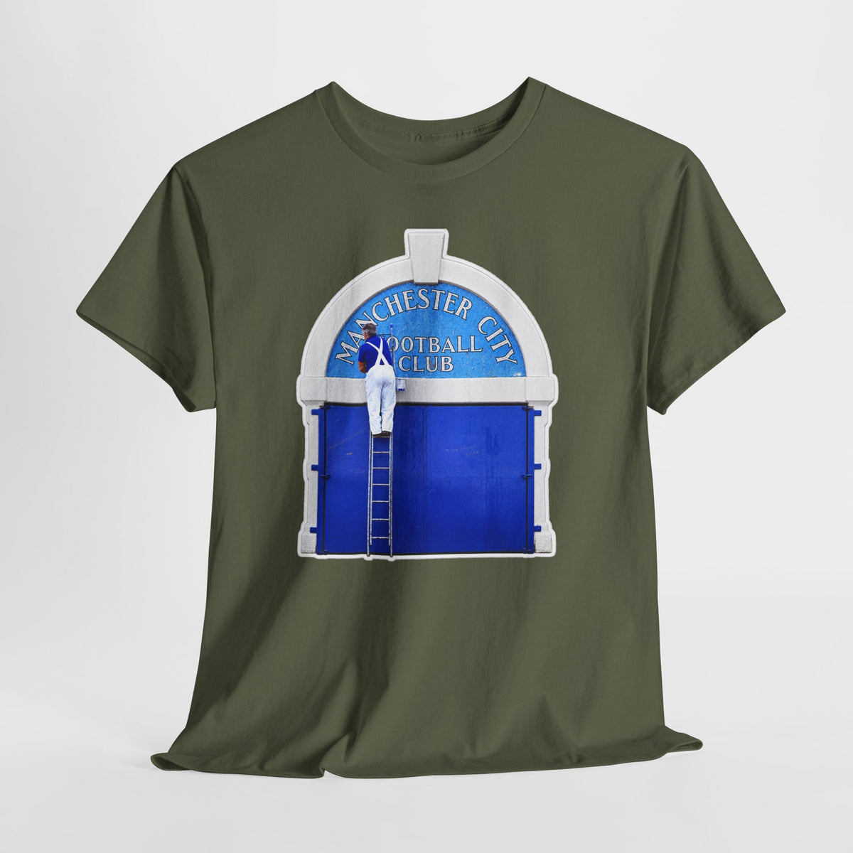 Manchester City Maine Road Inspired Cotton T-Shirt