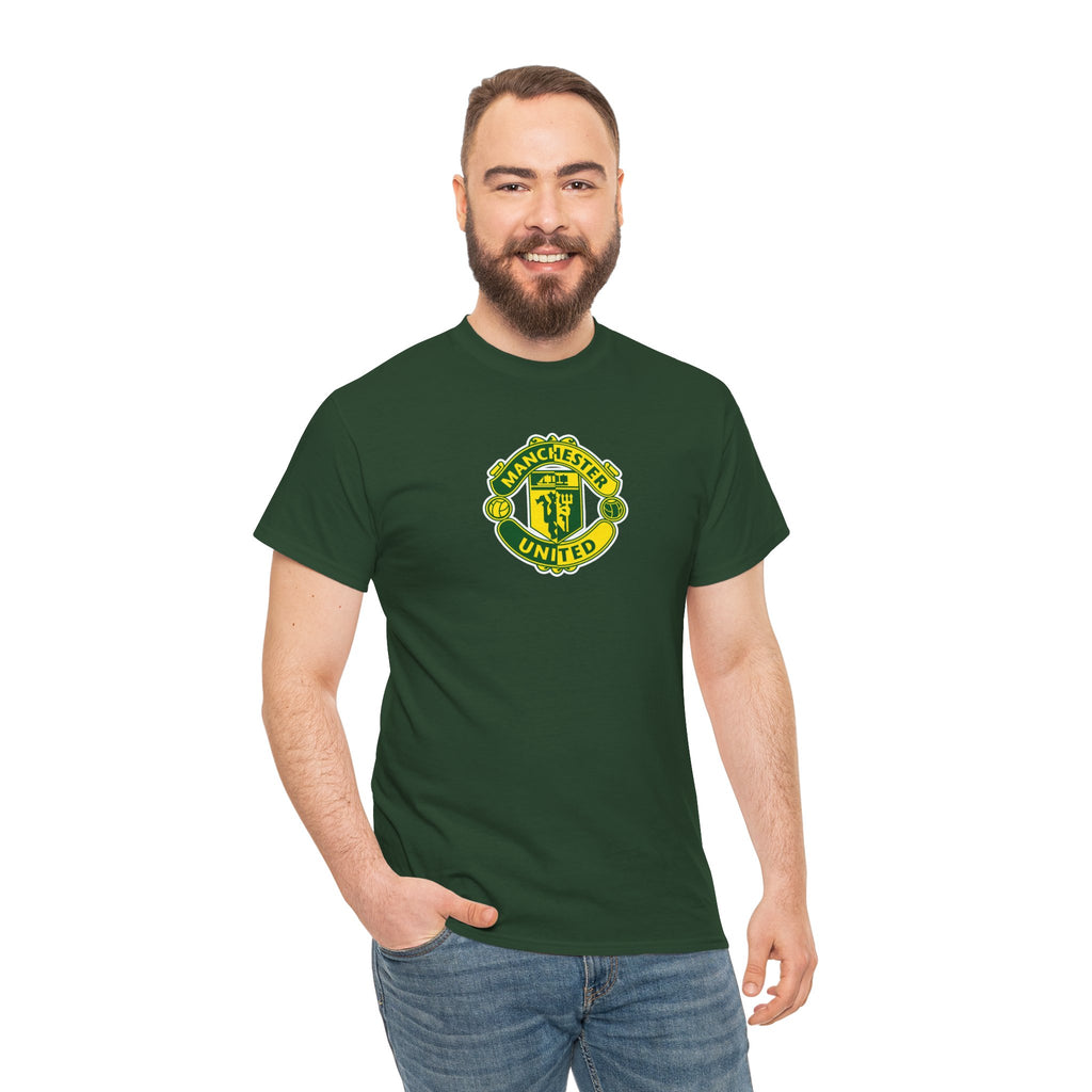 Manchester United Retro Crest Cotton T-Shirt