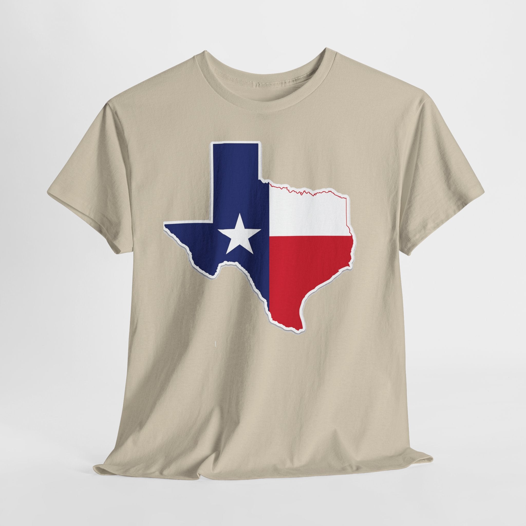 Texas Flag Outline T-Shirt — Lone Star State Pride Tee