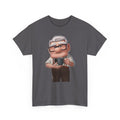 Disney Up Cartoon Grandpa Mug Graphic Tee - Cute Elderly Character T-Shirt