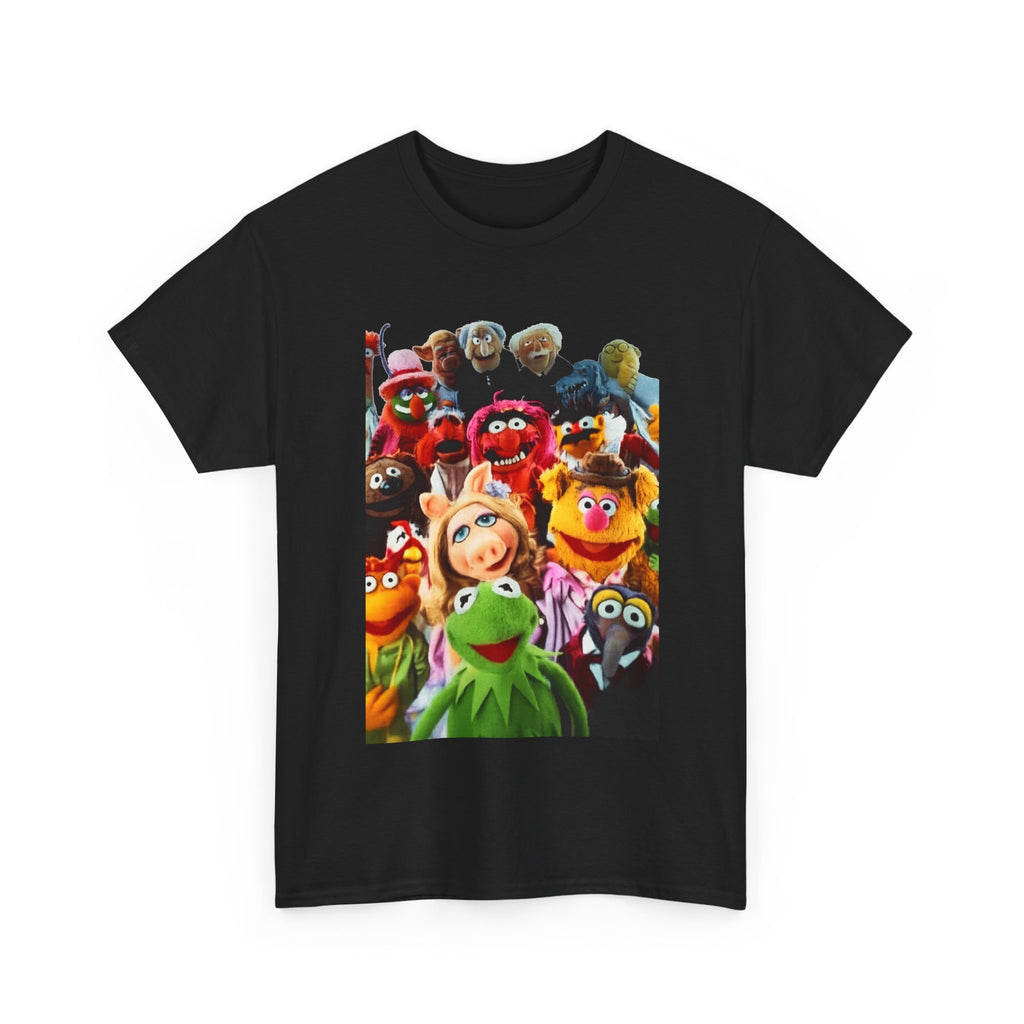 Muppets Puppet Ensemble Graphic Tee — Fun Family Cartoon Shirt