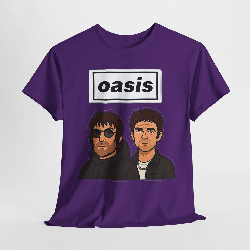 Oasis Inspired Unofficial Band Logo Tee — 'oasis' Graphic T-Shirt