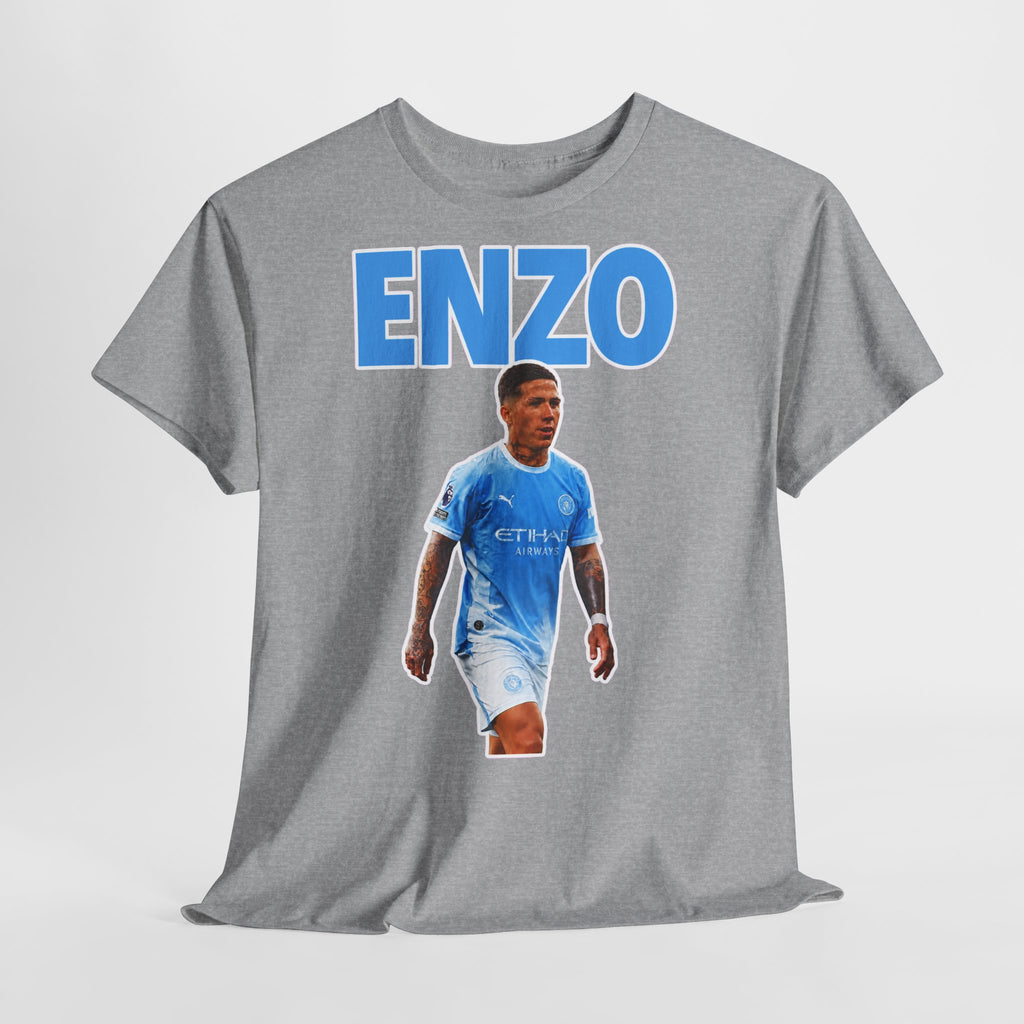 Enzo Fernandez Manchester City Inspired Cotton T-Shirt