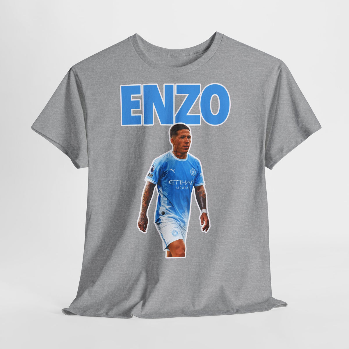 Enzo Fernandez Manchester City Inspired Cotton T-Shirt