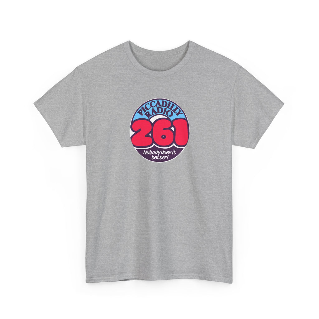 Piccadilly Radio '261' Logo T‑Shirt — Vintage Unofficial Radio Station Graphic Tee
