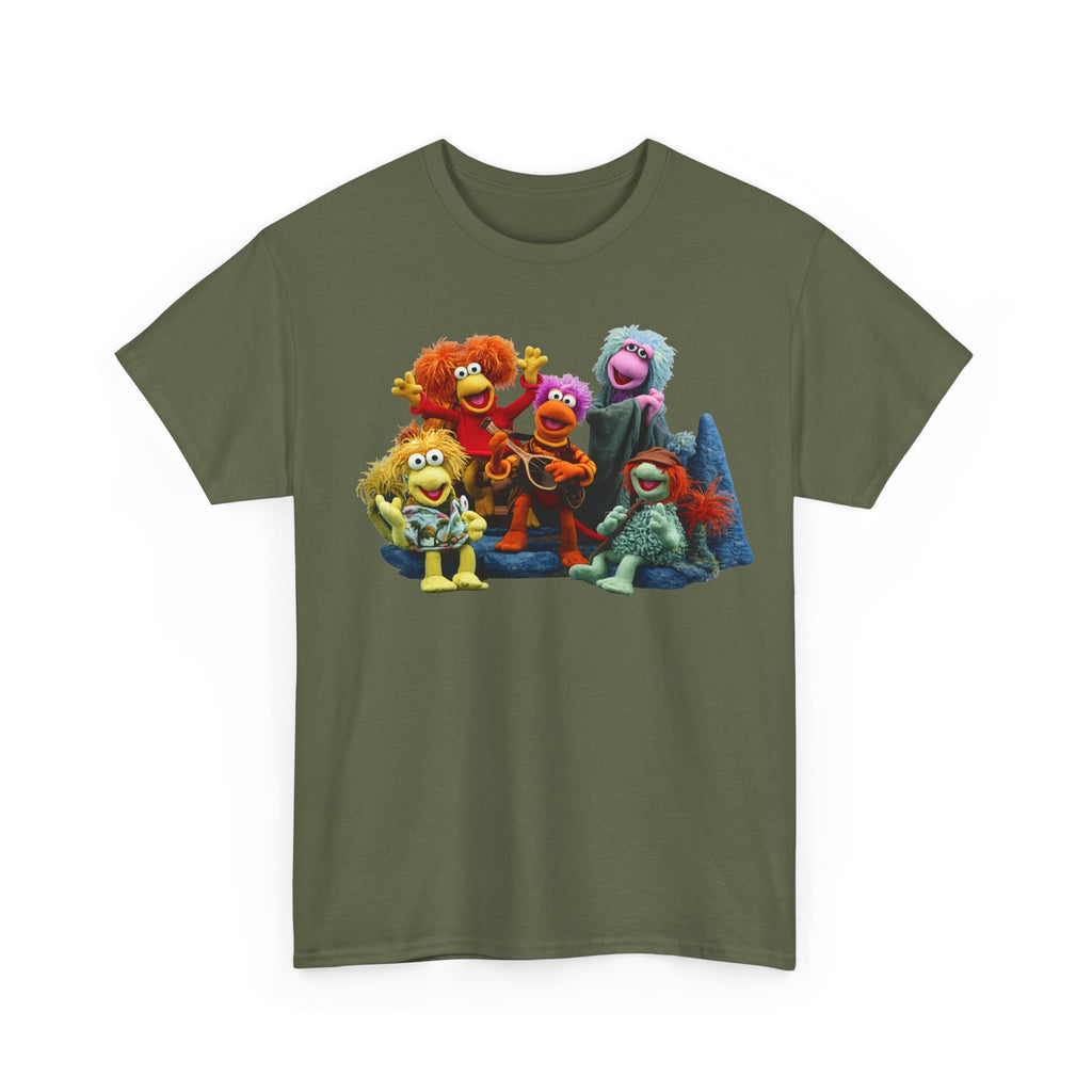 Fraggle Rock Muppet Crew Graphic Tee — Vintage Puppet Group T-Shirt