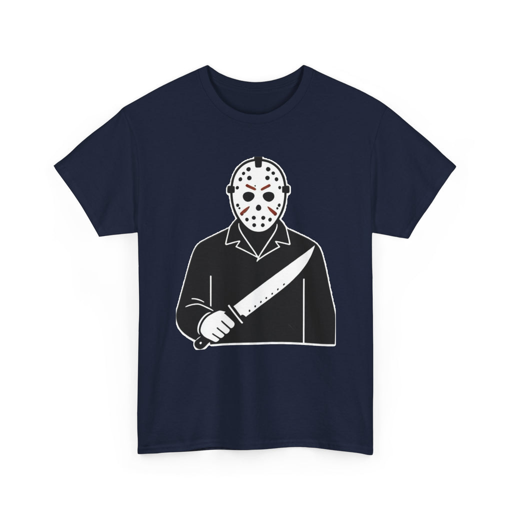 Hockey Mask Killer Tee — Retro Jason Voorhees Horror T-Shirt