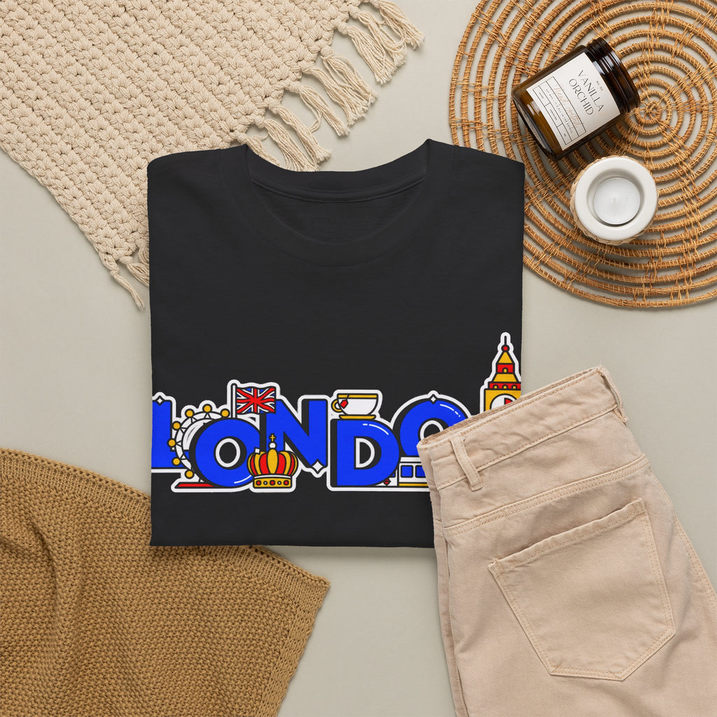 London Cityscape Tee — Illustrated London Landmarks Shirt