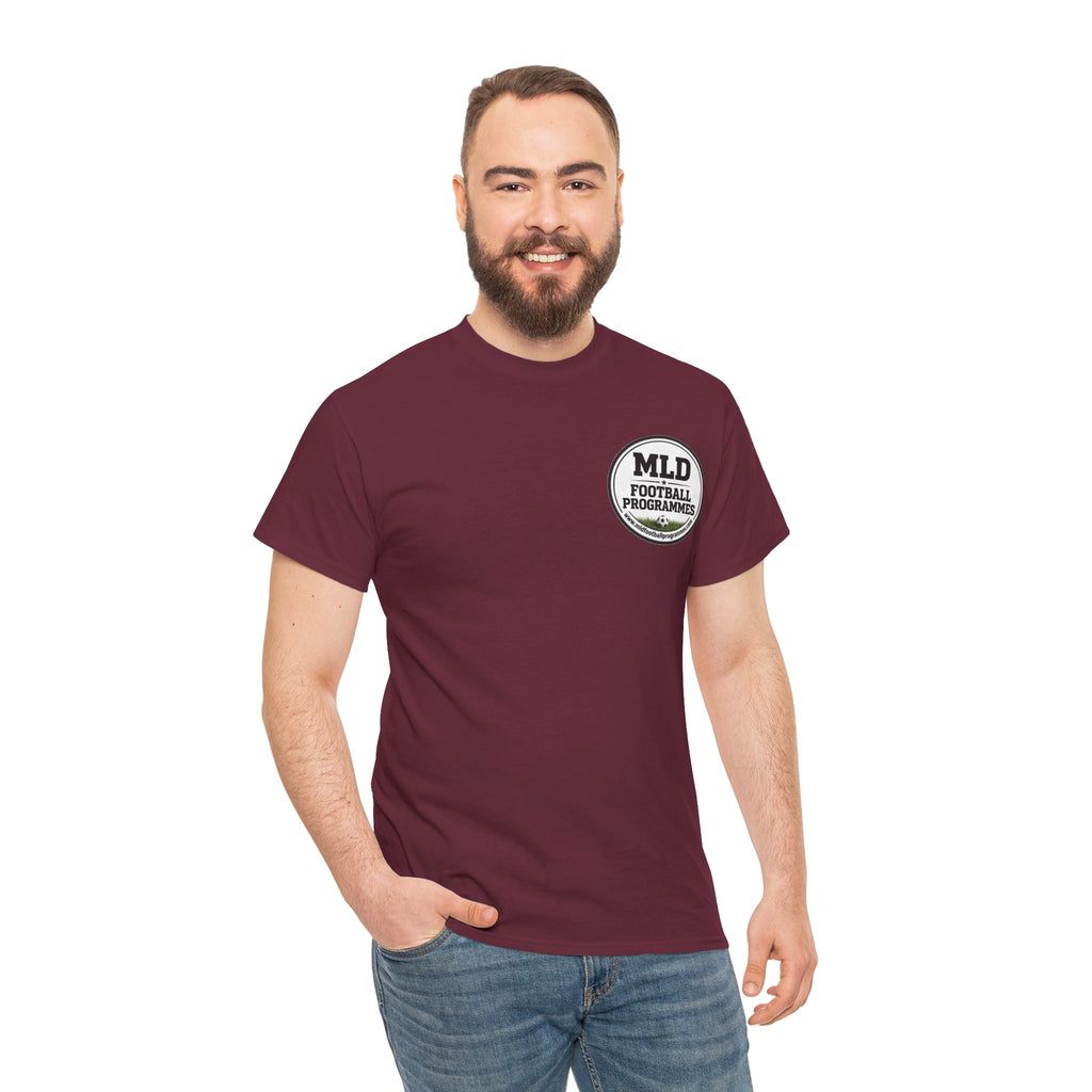 MLD Football Programmes Tee - Retro Logo Chest T-Shirt