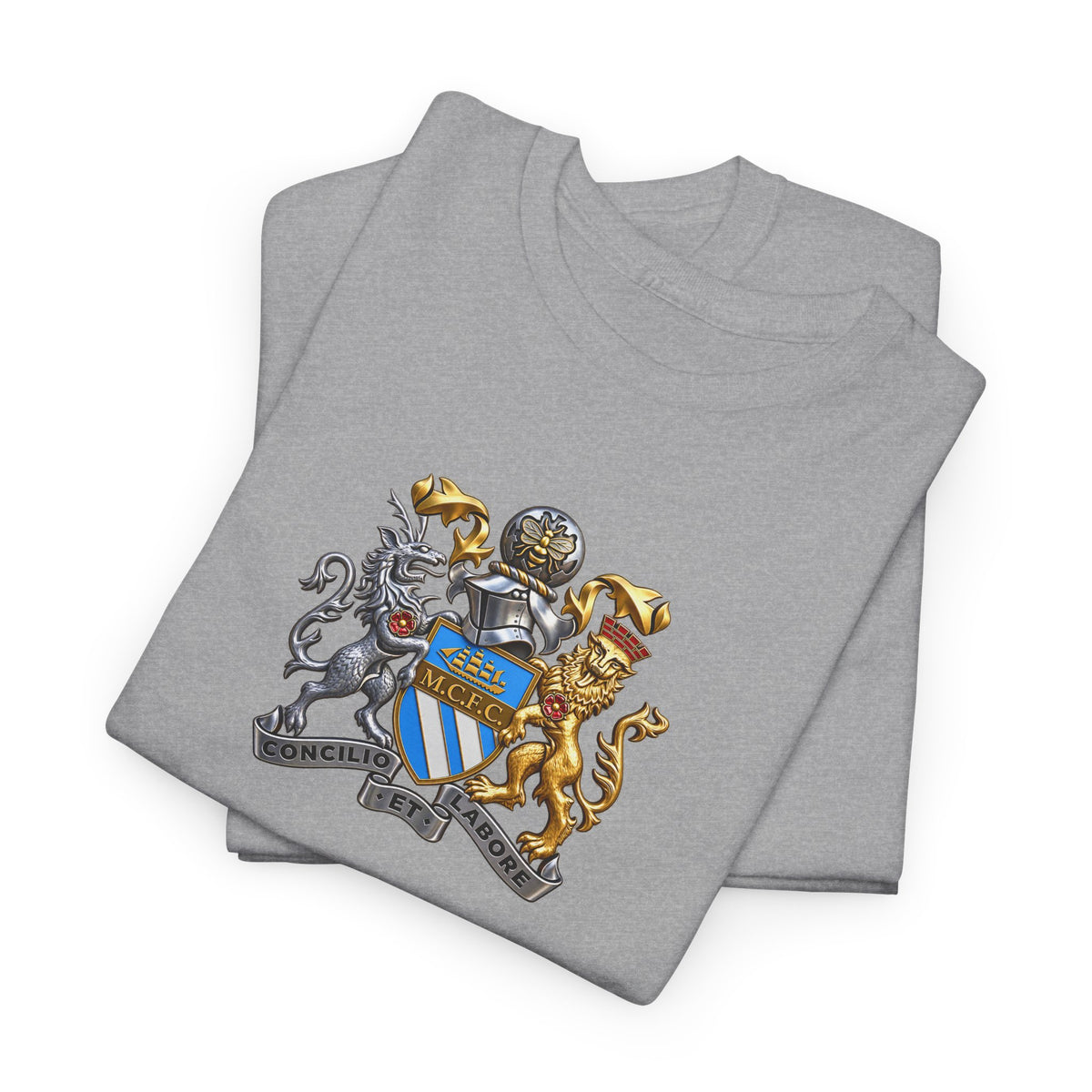 Manchester City Coat of Arms Unisex Heavy Cotton Tee