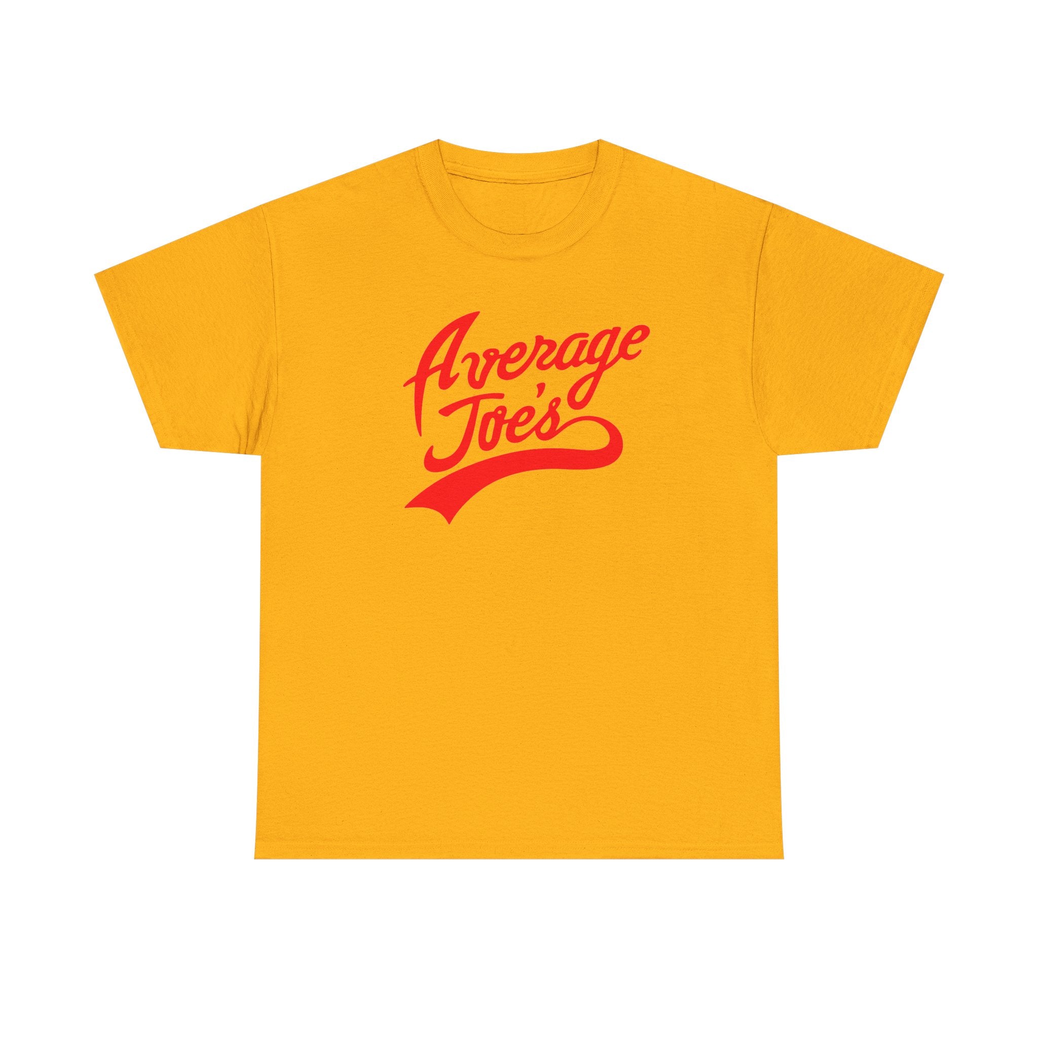 Average Joe's Graphic Tee — Retro Script White T-Shirt