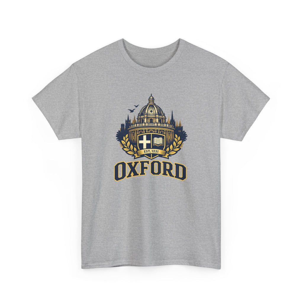 Oxford Crest T-Shirt — Vintage University Graphic Tee
