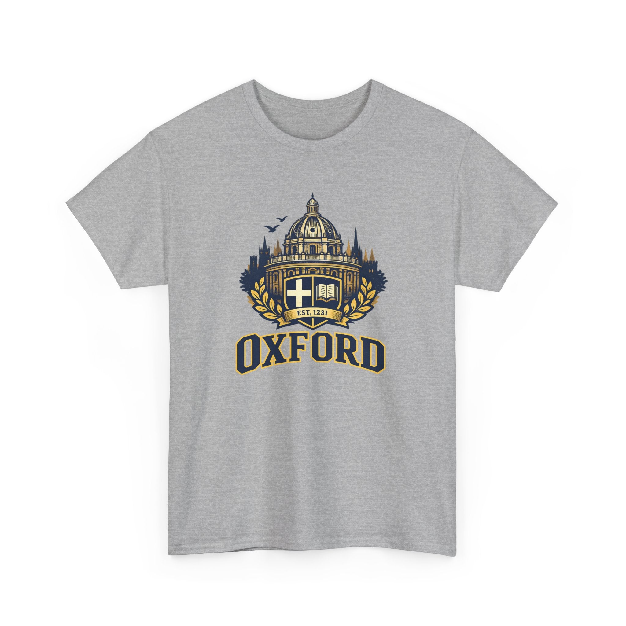 Oxford Crest T-Shirt — Vintage University Graphic Tee