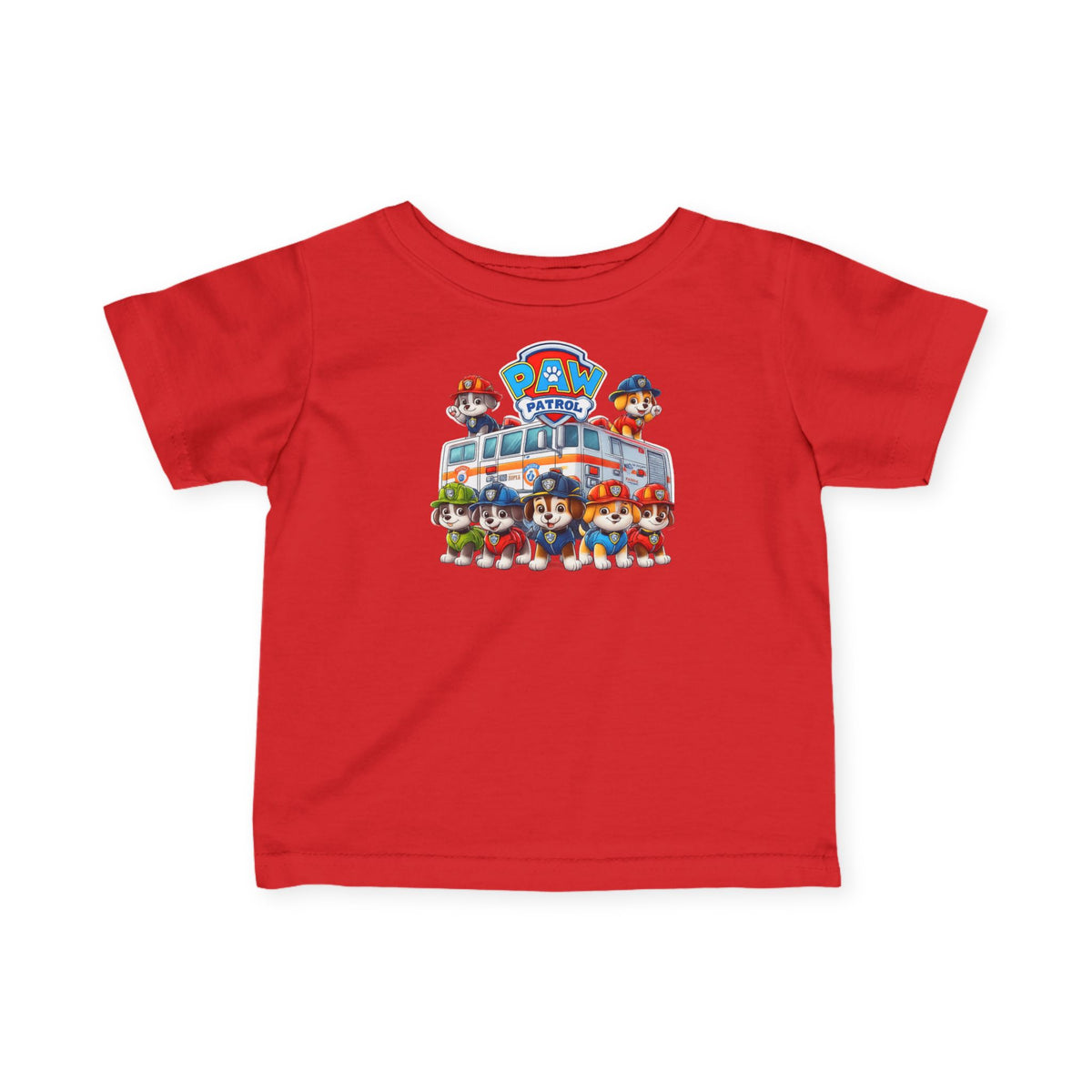 Paw Patrol Infant Tee – Cute Puppy Rescue Crew Baby Shirt