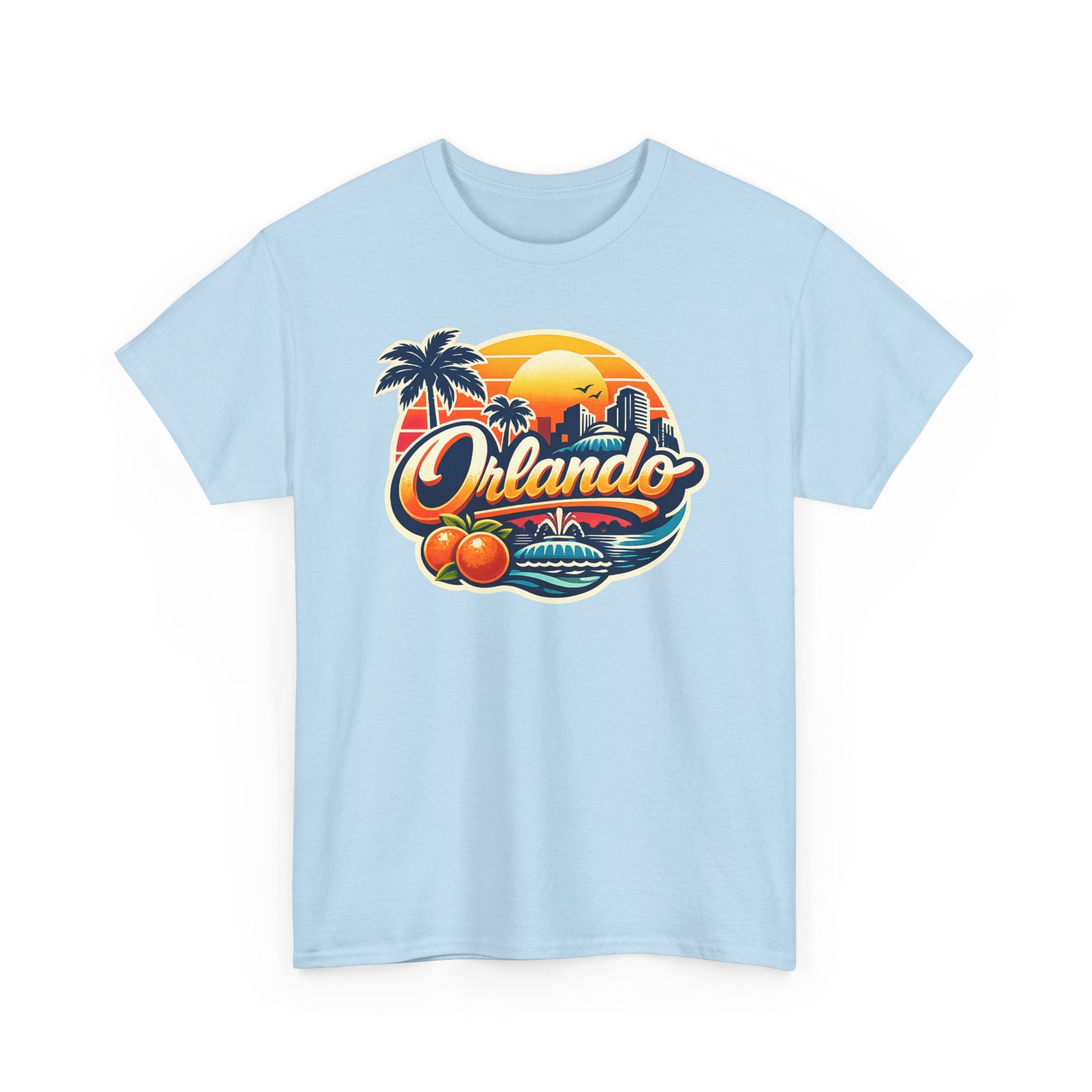 Orlando Retro Sunset T-Shirt — Vintage Florida Vacation Tee