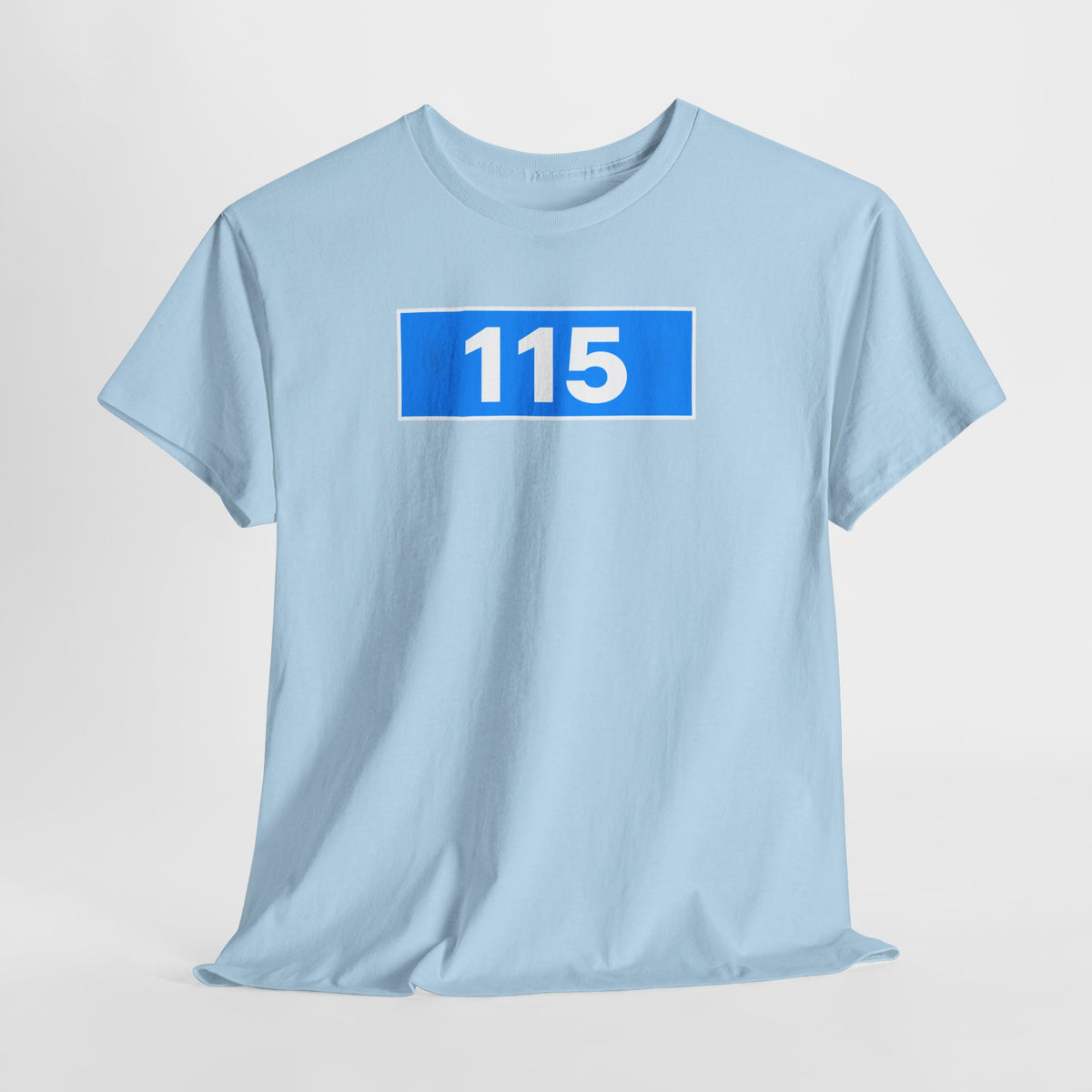 Manchester City 115 Inspired Minimalist Graphic Cotton T-Shirt