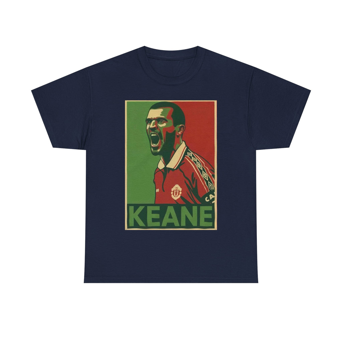 Roy Keane Manchester United Legend Retro Football Tee