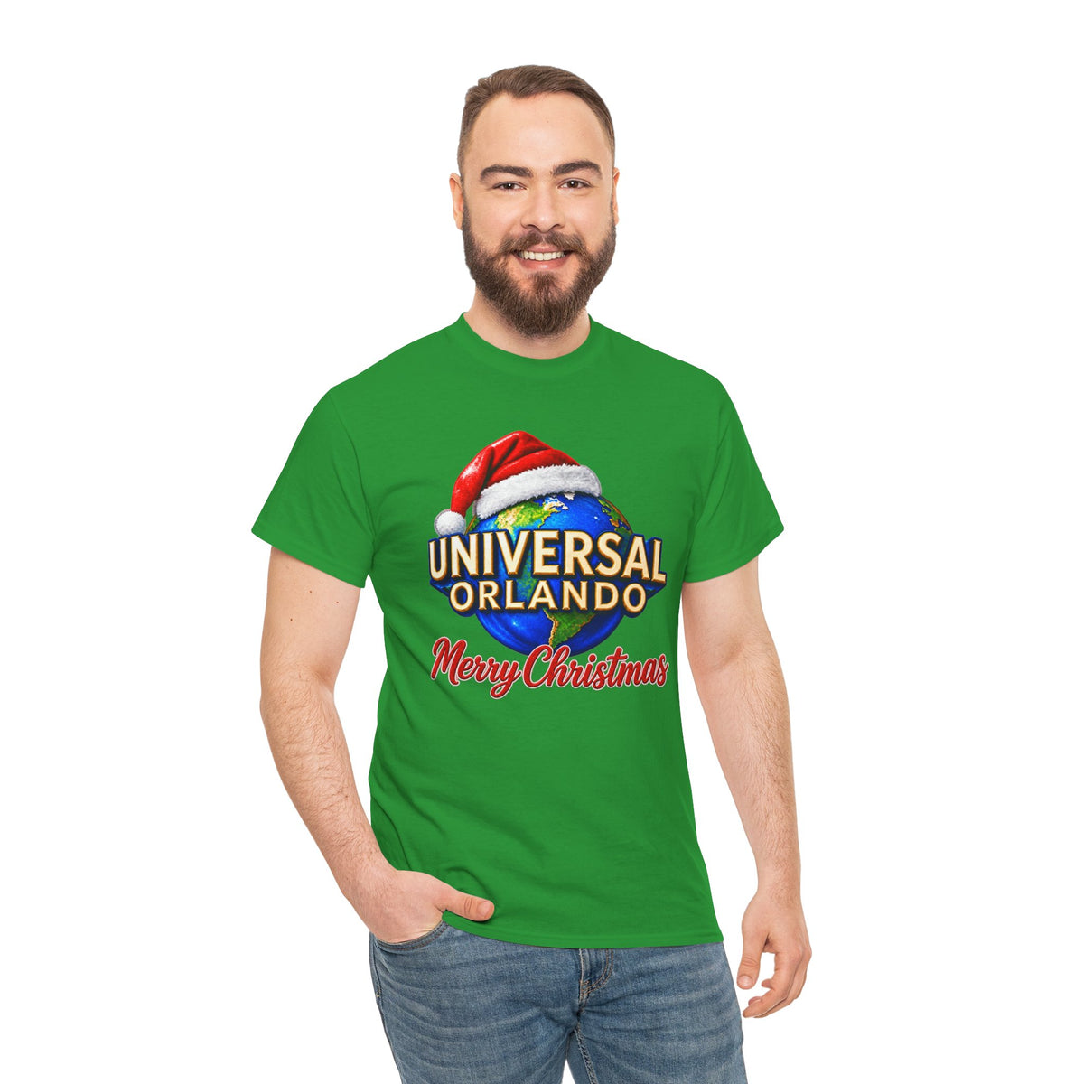 Universal Orlando Merry Christmas Cotton T-Shirt