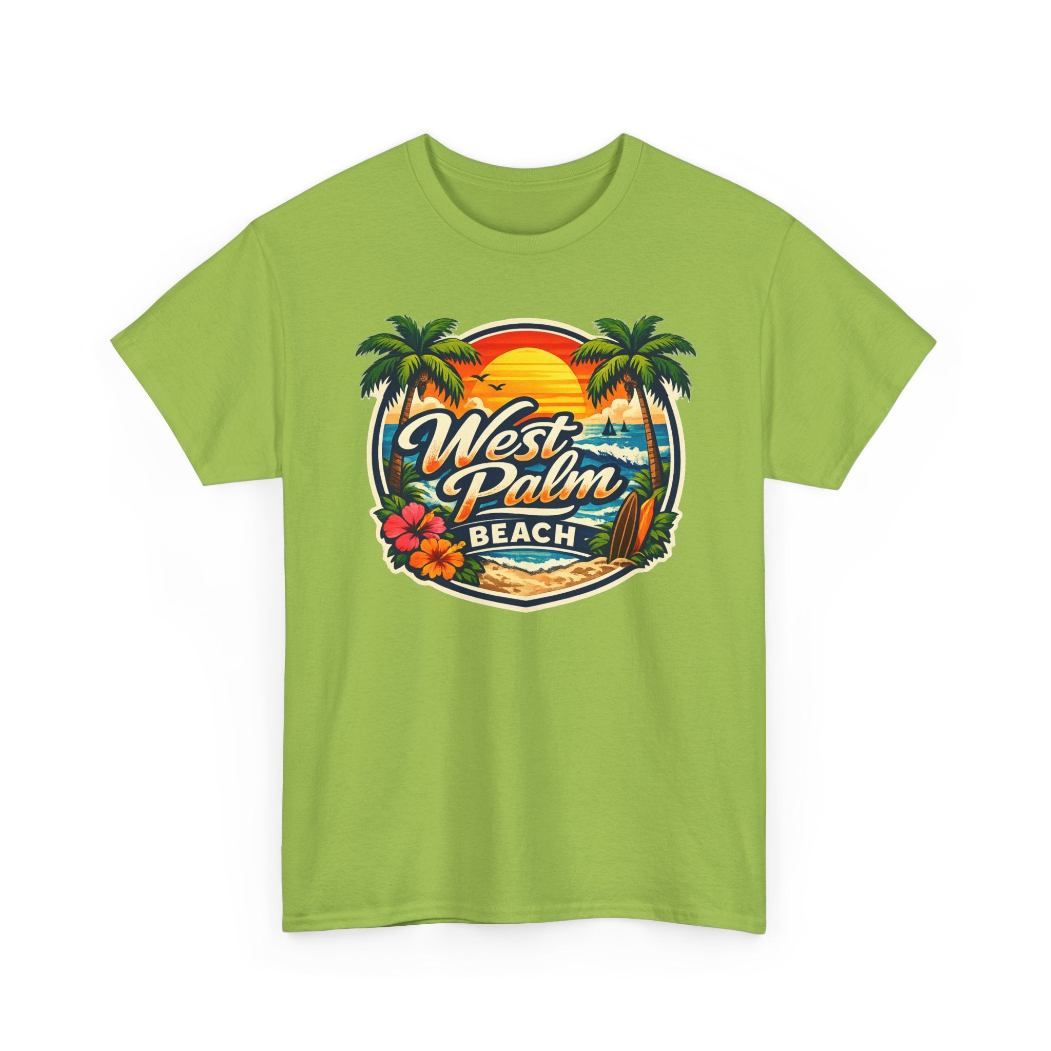 West Palm Beach Retro Sunset T-Shirt