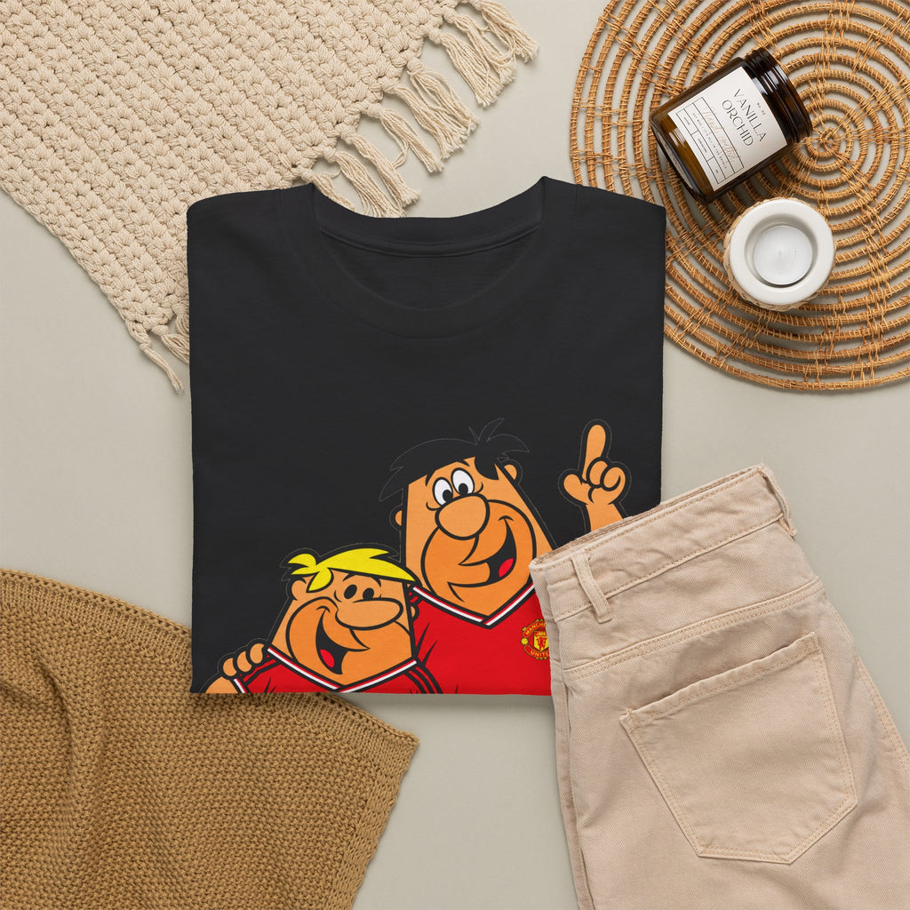 Manchester United The Flintstones Cartoon Football Fans T-Shirt