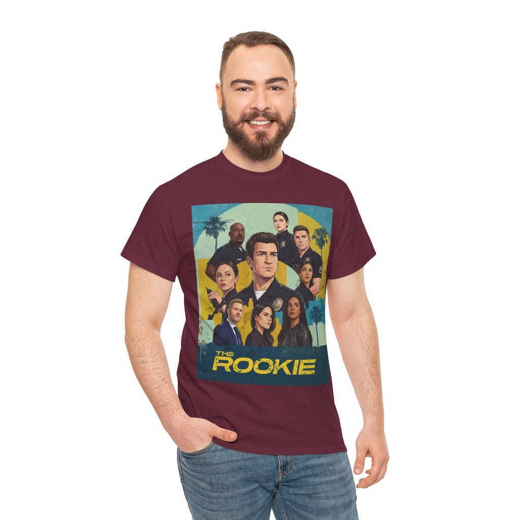 The Rookie TV Cast Graphic Tee — Vintage Poster Style Shirt