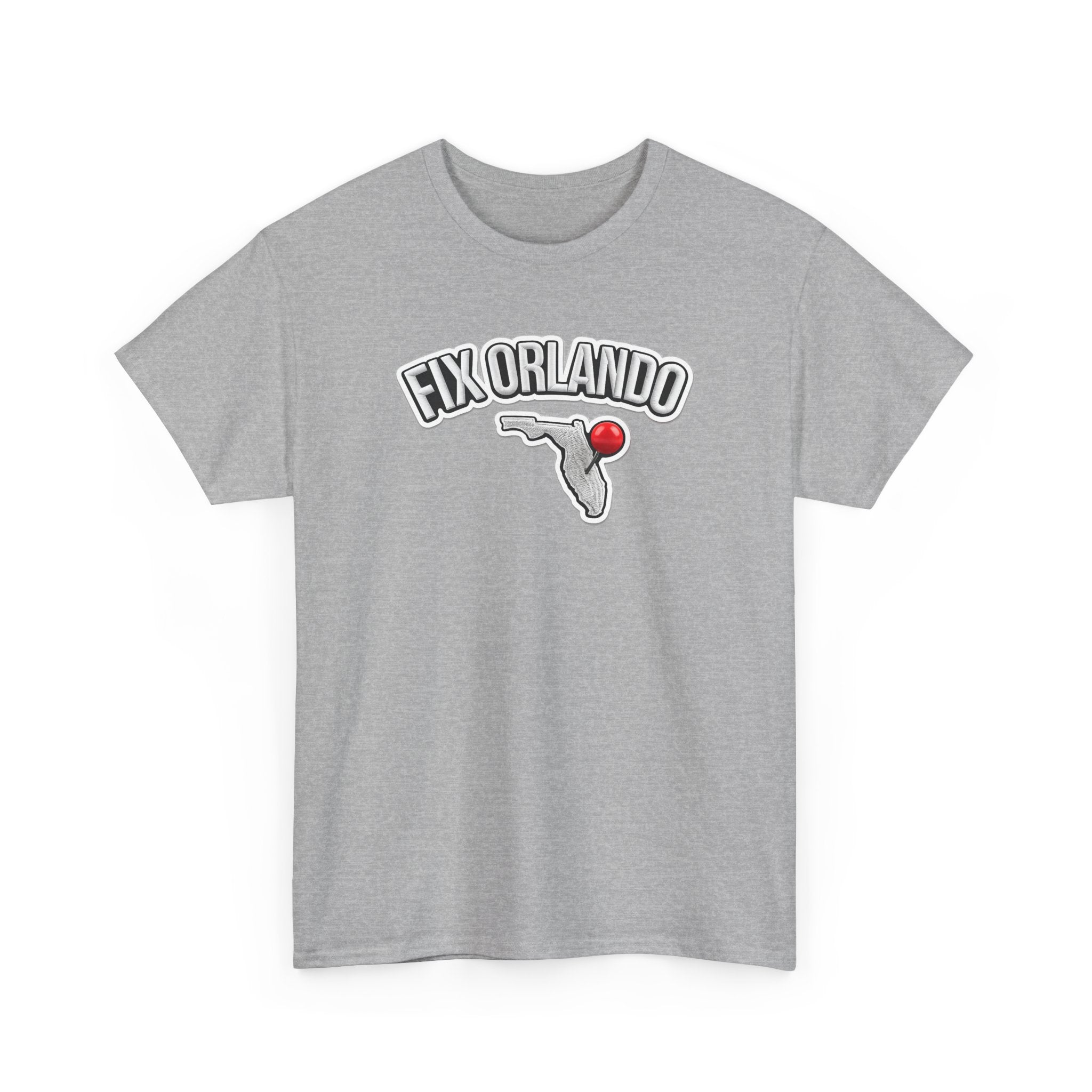 Fix Orlando T-Shirt — Florida Map with Bowling Pin Local Pride Tee