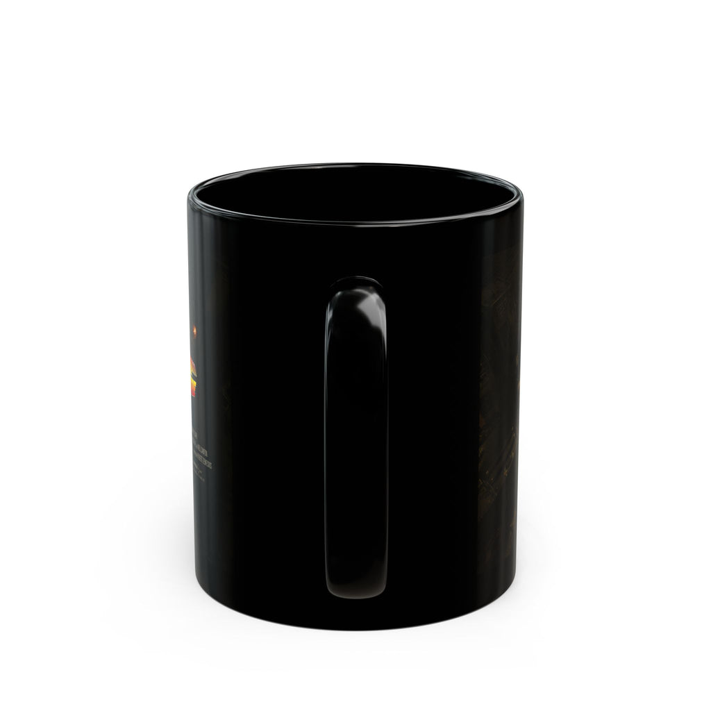 Back to the Future Movie Logo Black Mug — 11oz & 15oz Ceramic