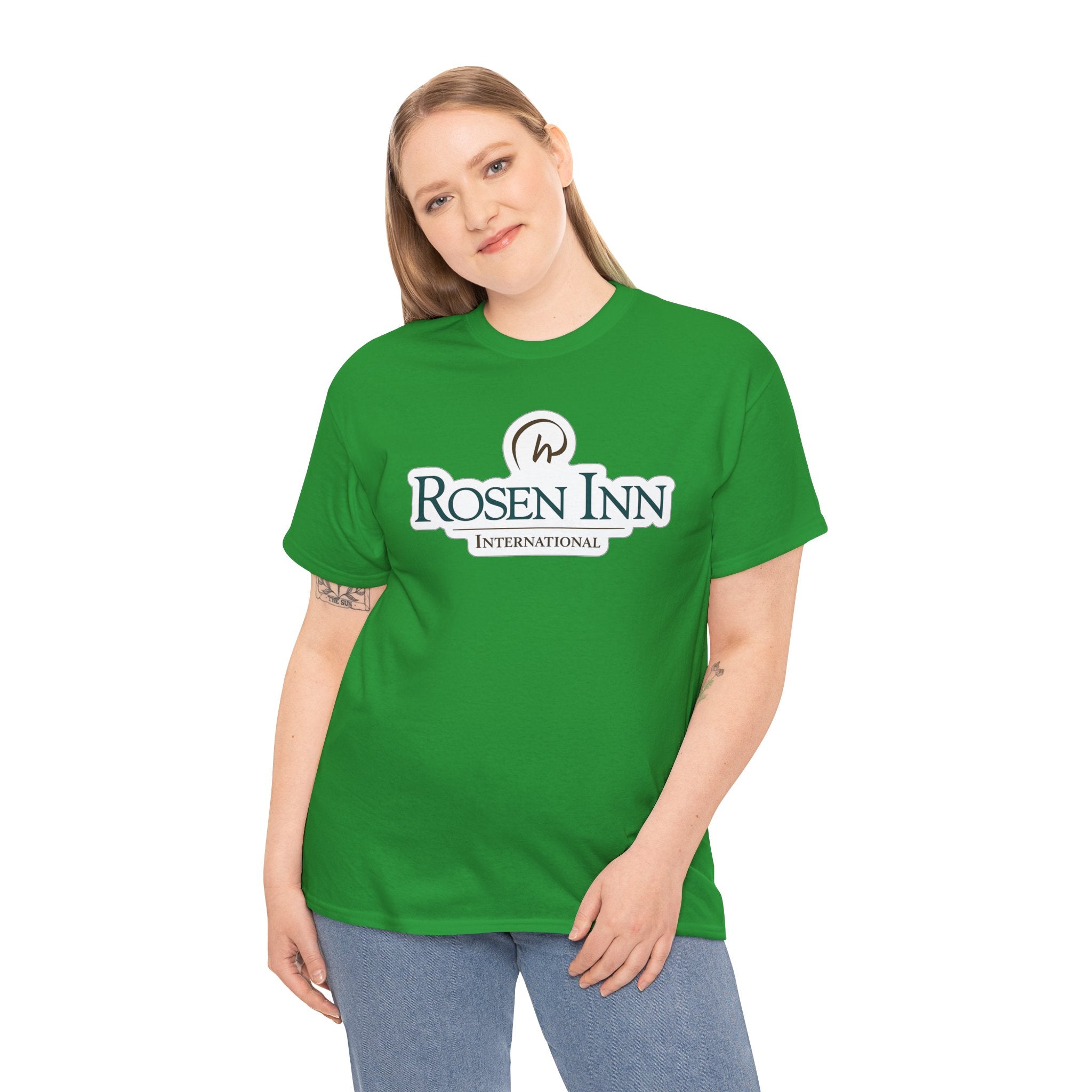 Rosen Inn International Inspired Logo Cotton T-Shirt Tee