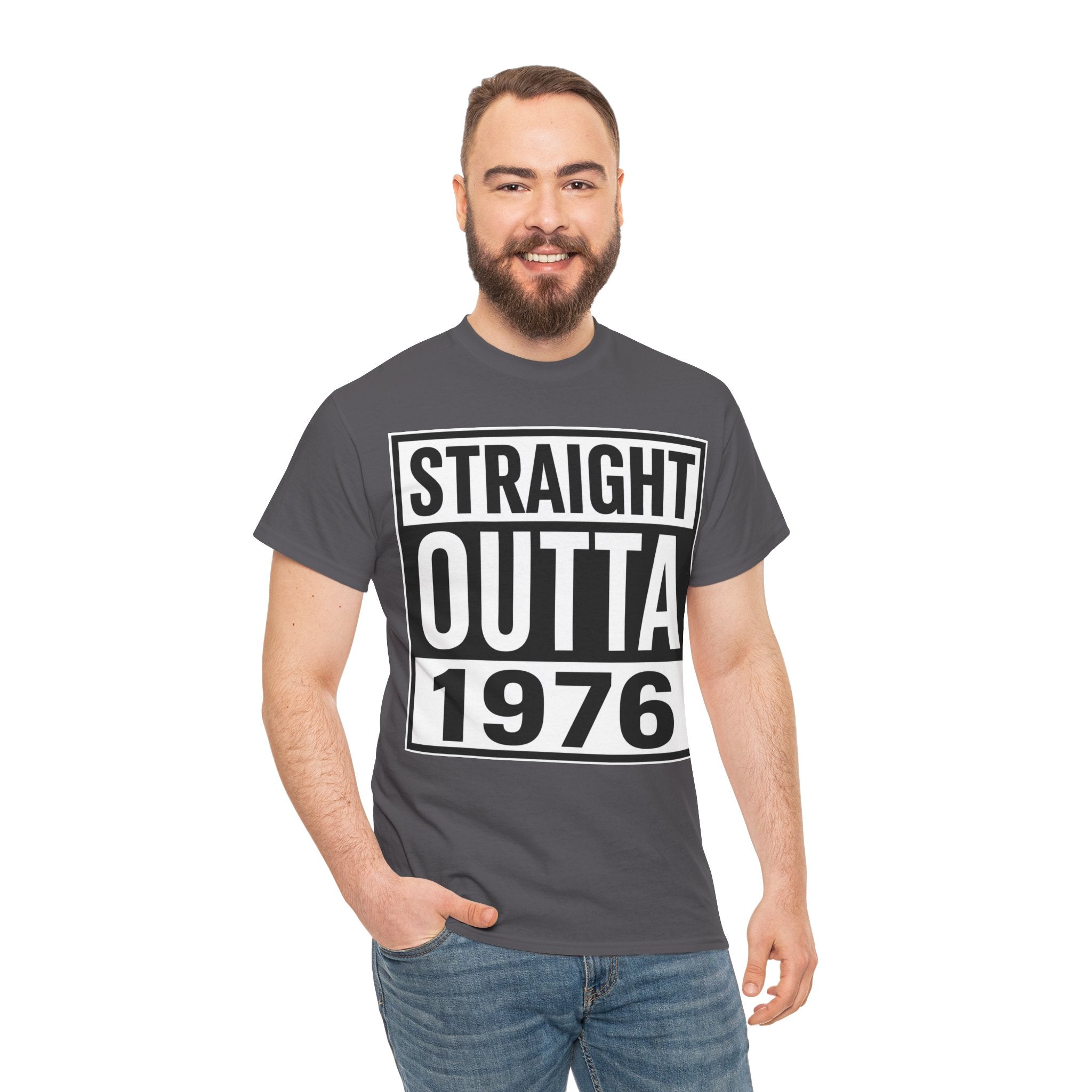Straight Outta 1976 T-Shirt — Retro 1976 Birthday Tee