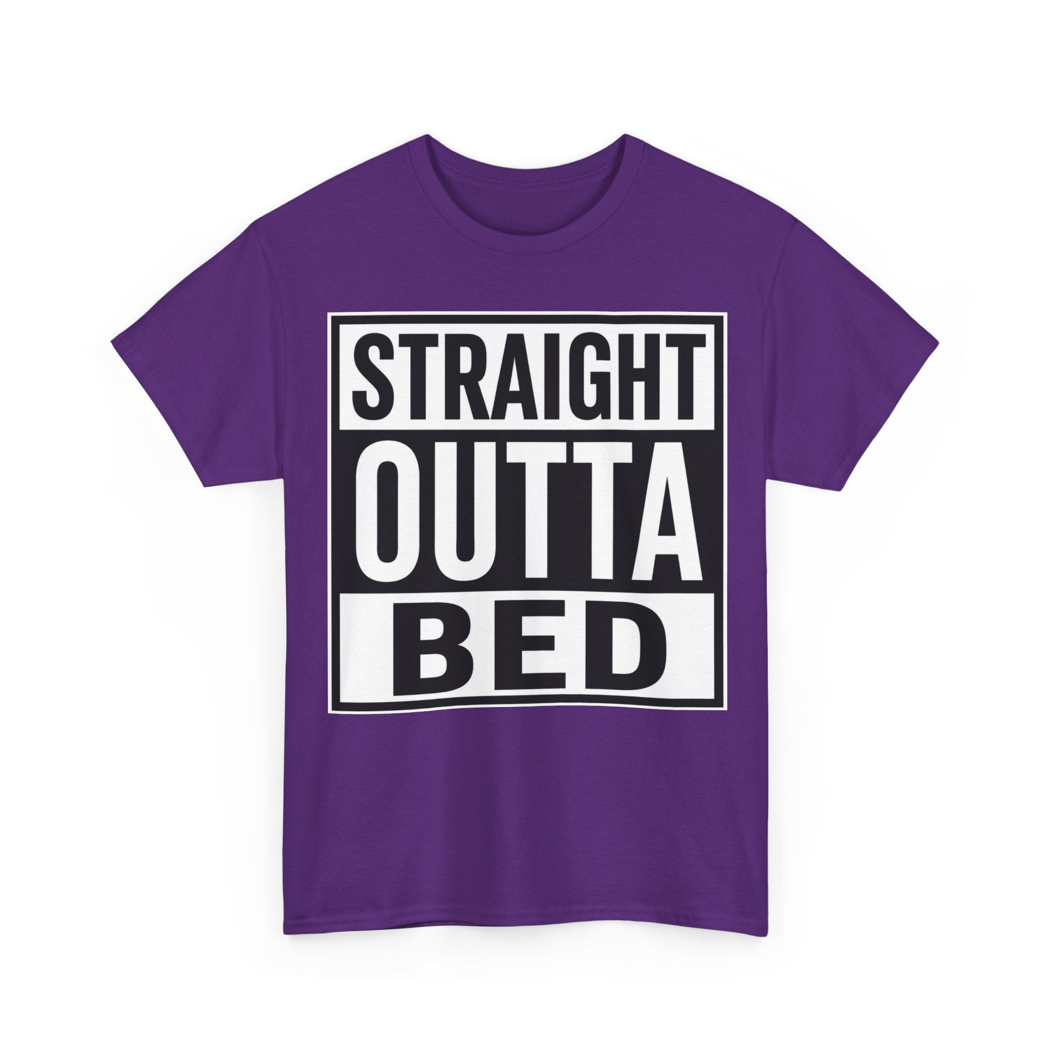 Straight Outta Bed T-Shirt — Funny Morning Graphic Tee