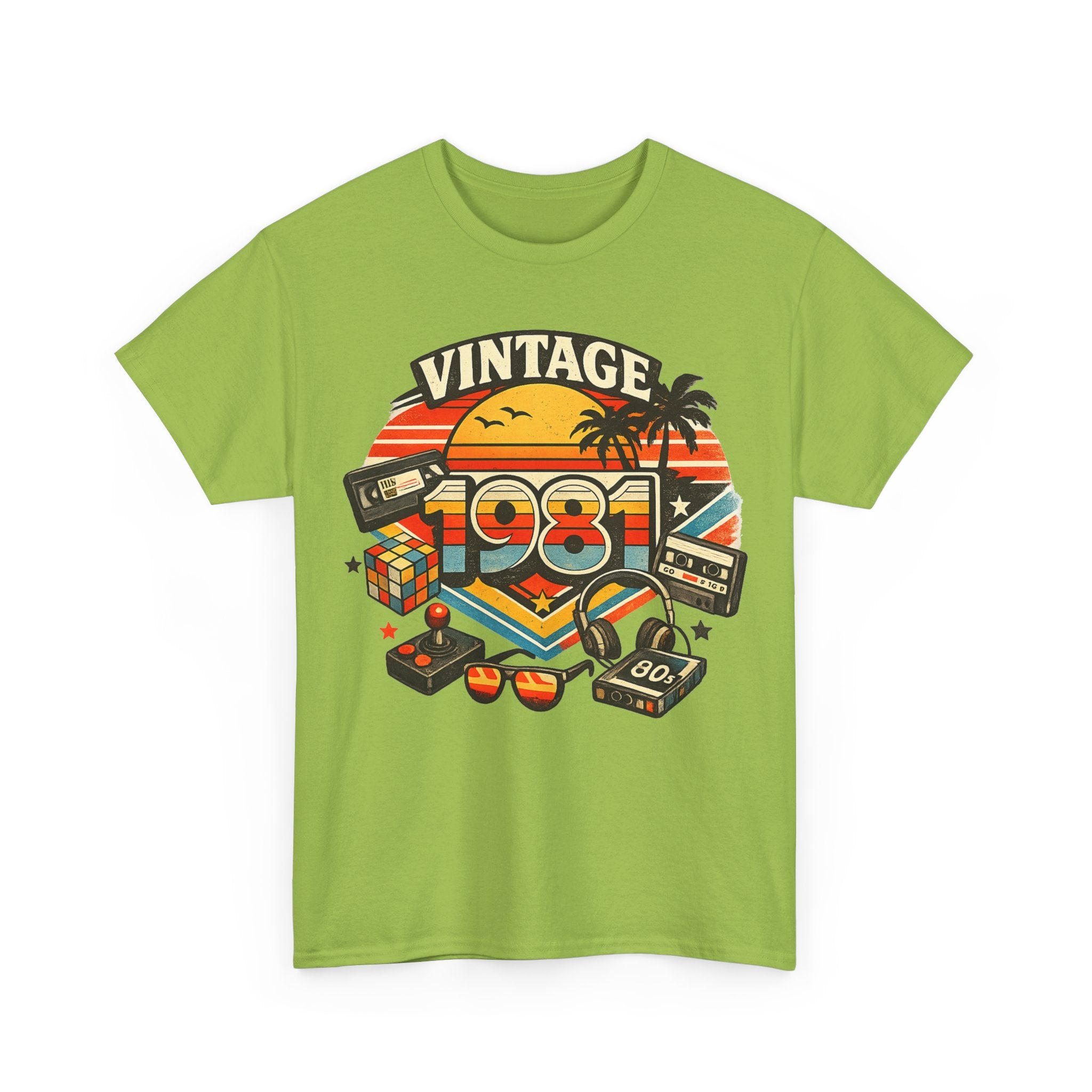 Vintage 1981 Retro Tee — 80s Nostalgia Graphic T-Shirt