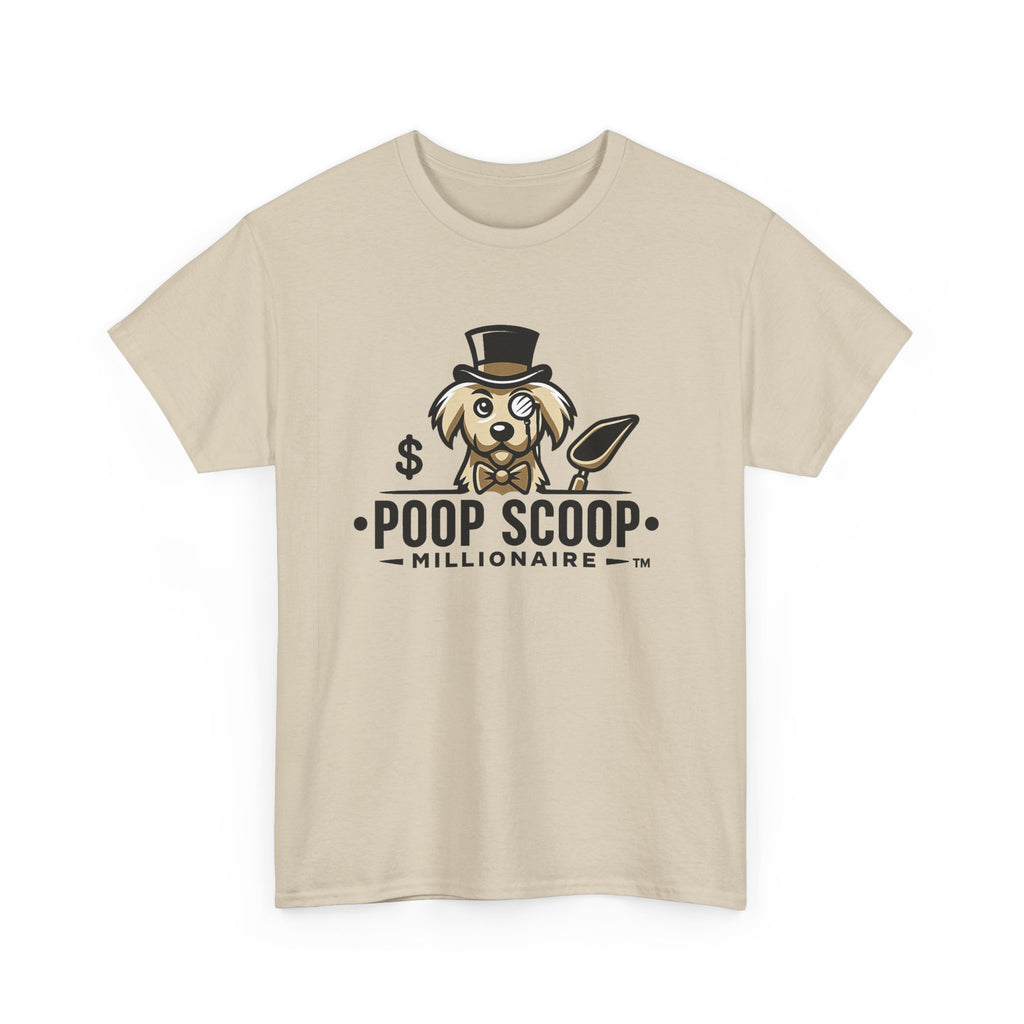 Poop Scoop Millionaire T-Shirt — Funny Dog Poop Scooping Tee