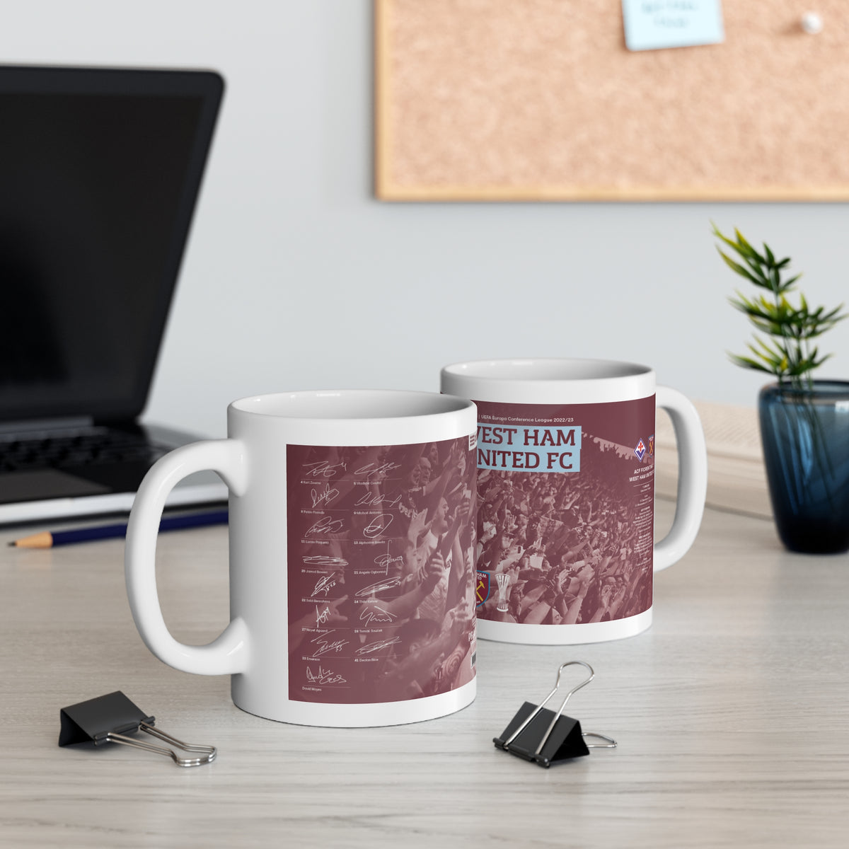 2023 UEFA Conference League Winners Programme Cover Inspired Ceramic Coffee Mug – (11oz/15oz)