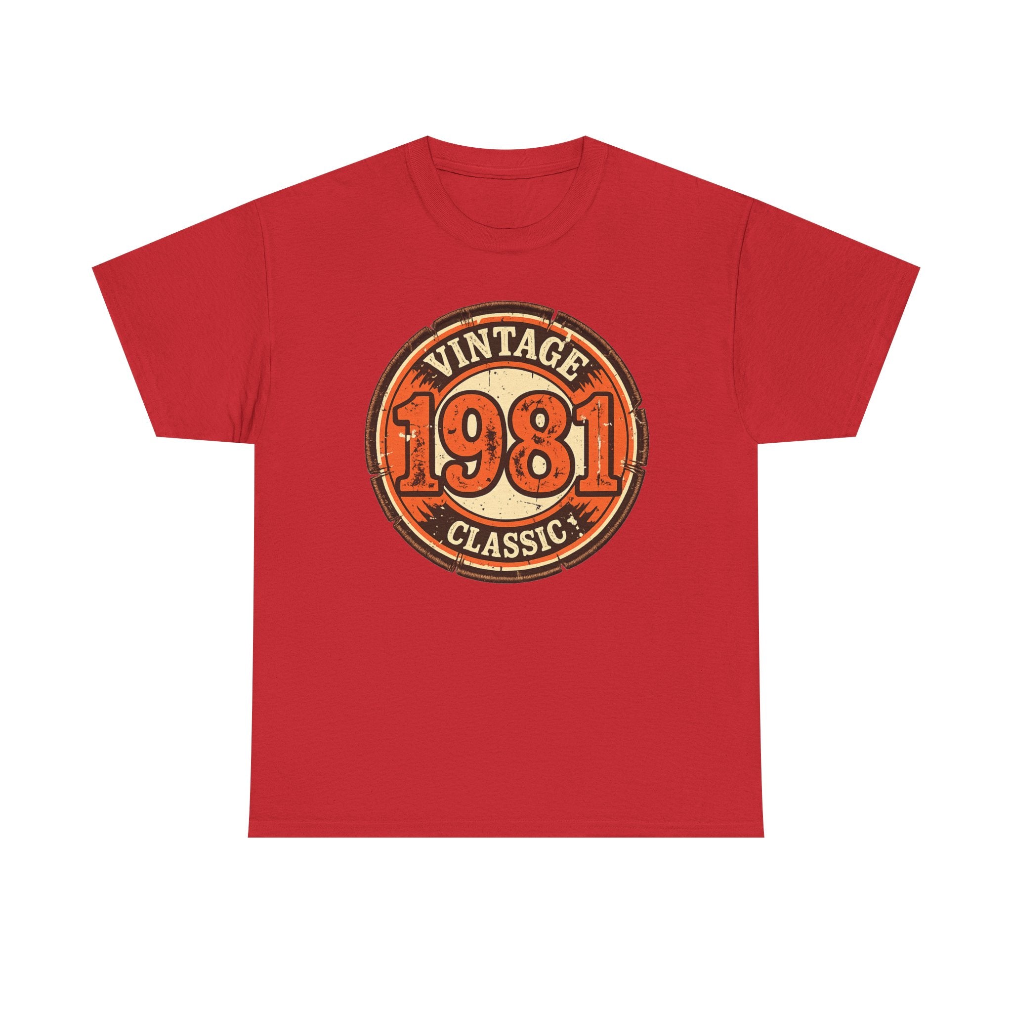 Vintage 1981 Classic T-Shirt — Retro Birthday Tee