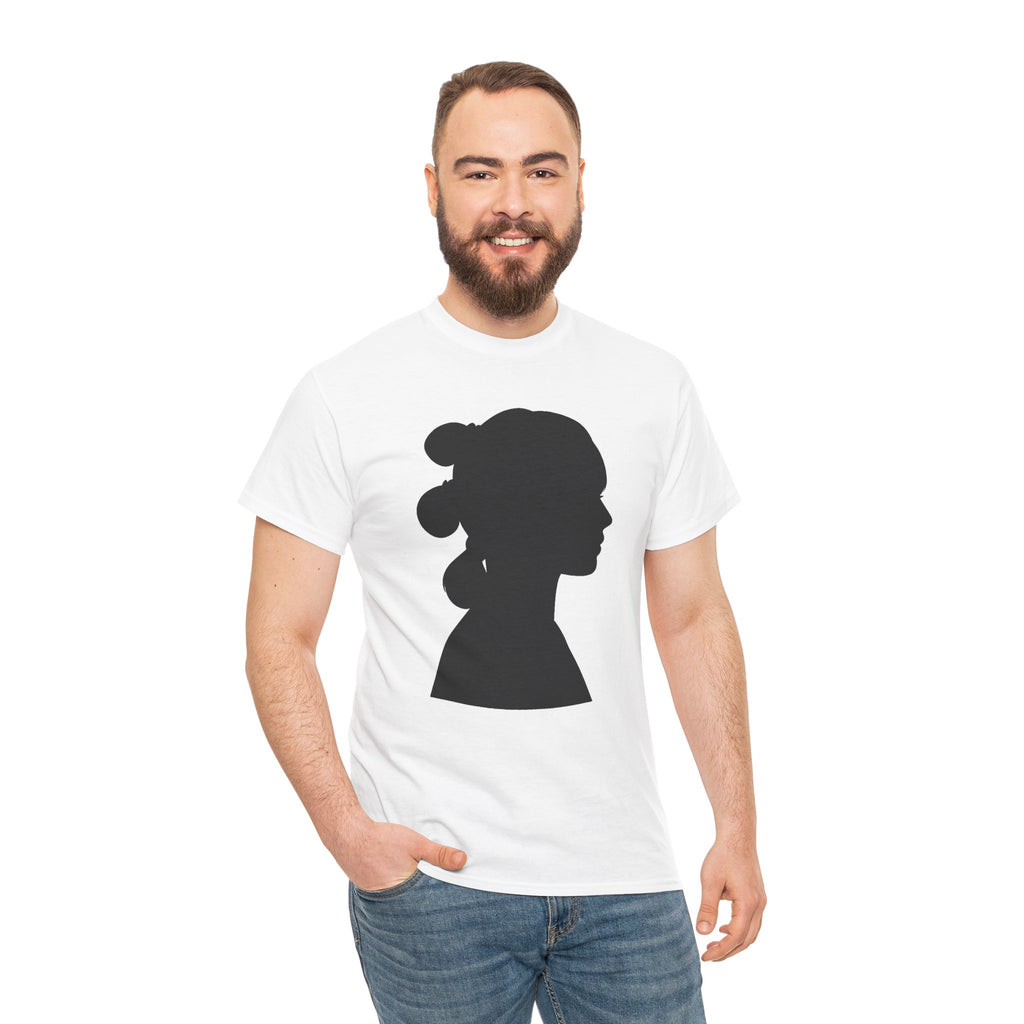 Princess Leia Star Wars Silhouette Profile Tee — Classic Portrait T‑Shirt