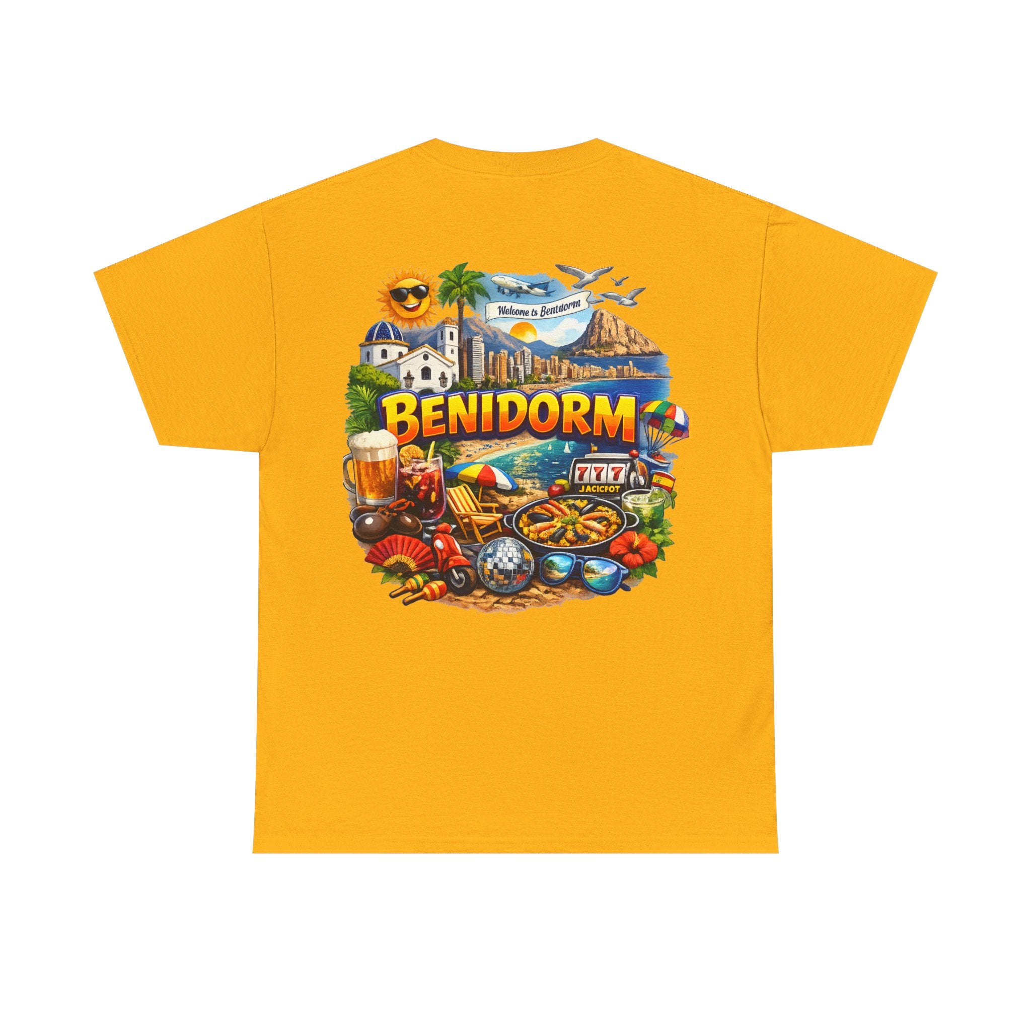 Benidorm Souvenir T‑Shirt — Spain Beach Holiday Graphic Tee