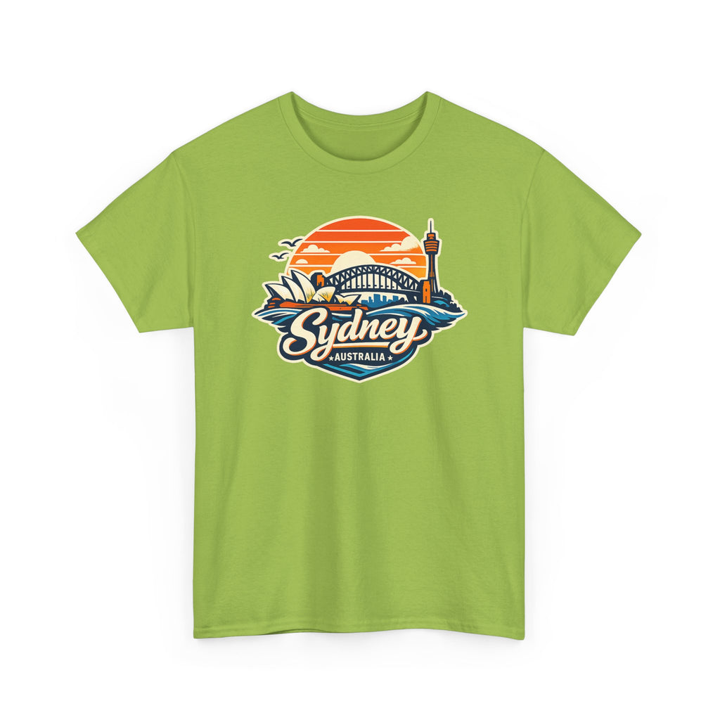 Sydney Australia Sunset Tee — Vintage Coastal Travel T‑Shirt